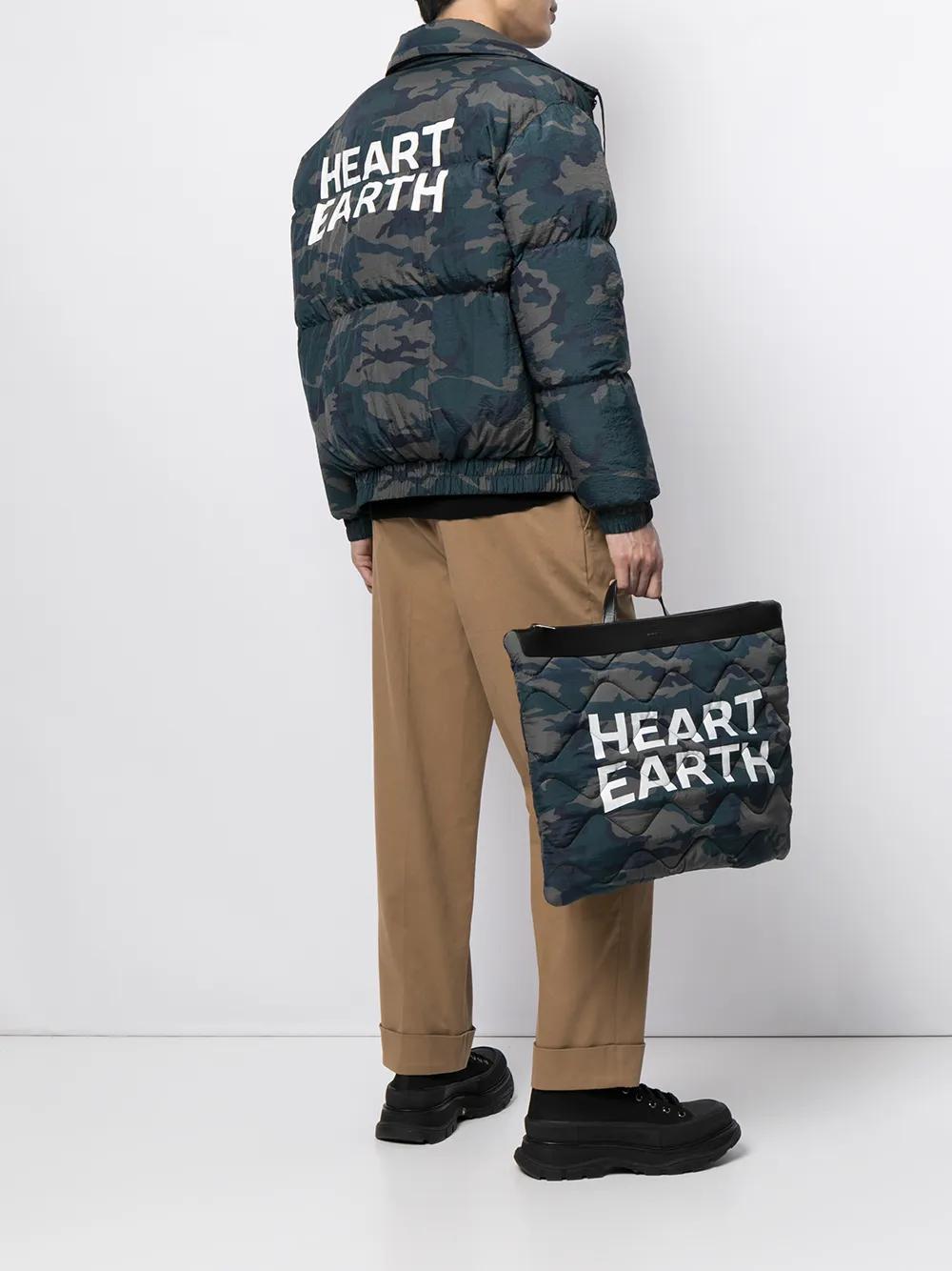 Heart Earth camouflage padded jacket Product Image