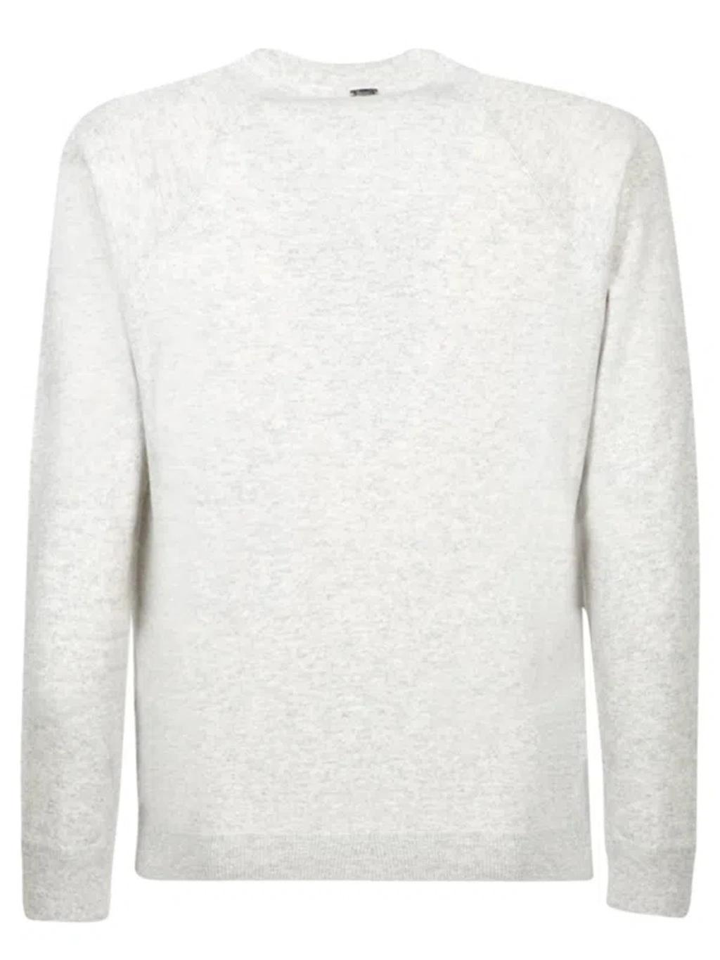 HERNO Long-sleeve Cashmere Jumper In Grey Product Image