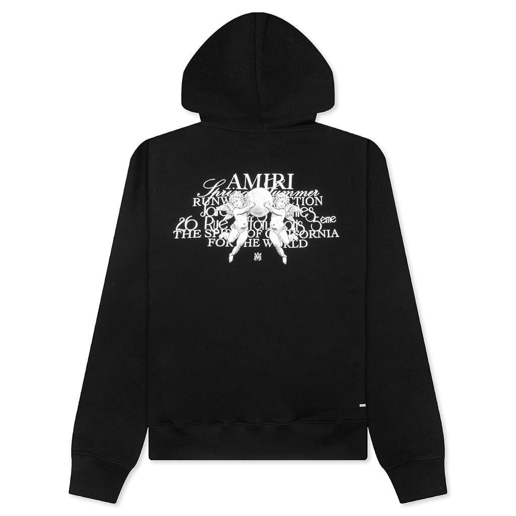 Cherub Text Hoodie - Black Male Product Image