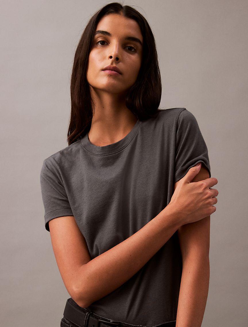 Cotton Silk Tee Product Image