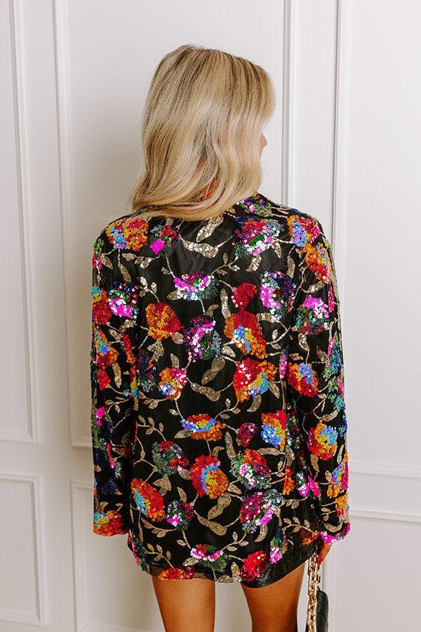 Bring The Sparkle Sequin Blazer Product Image
