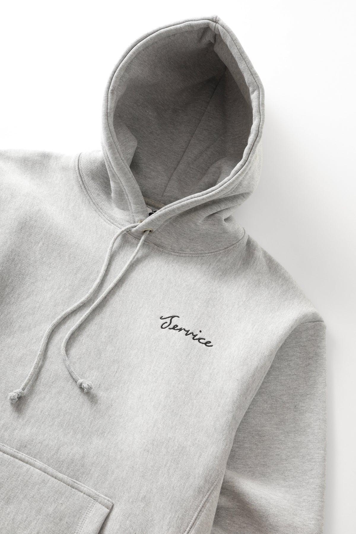 Service Works - Arch Logo Hoodie - Marl Grey Product Image