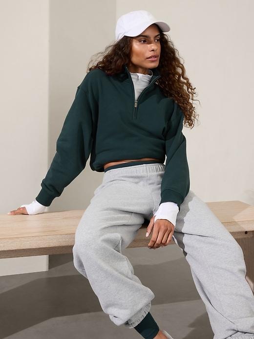 Power of She Forever Fleece 1/4 Zip Sweatshirt Product Image