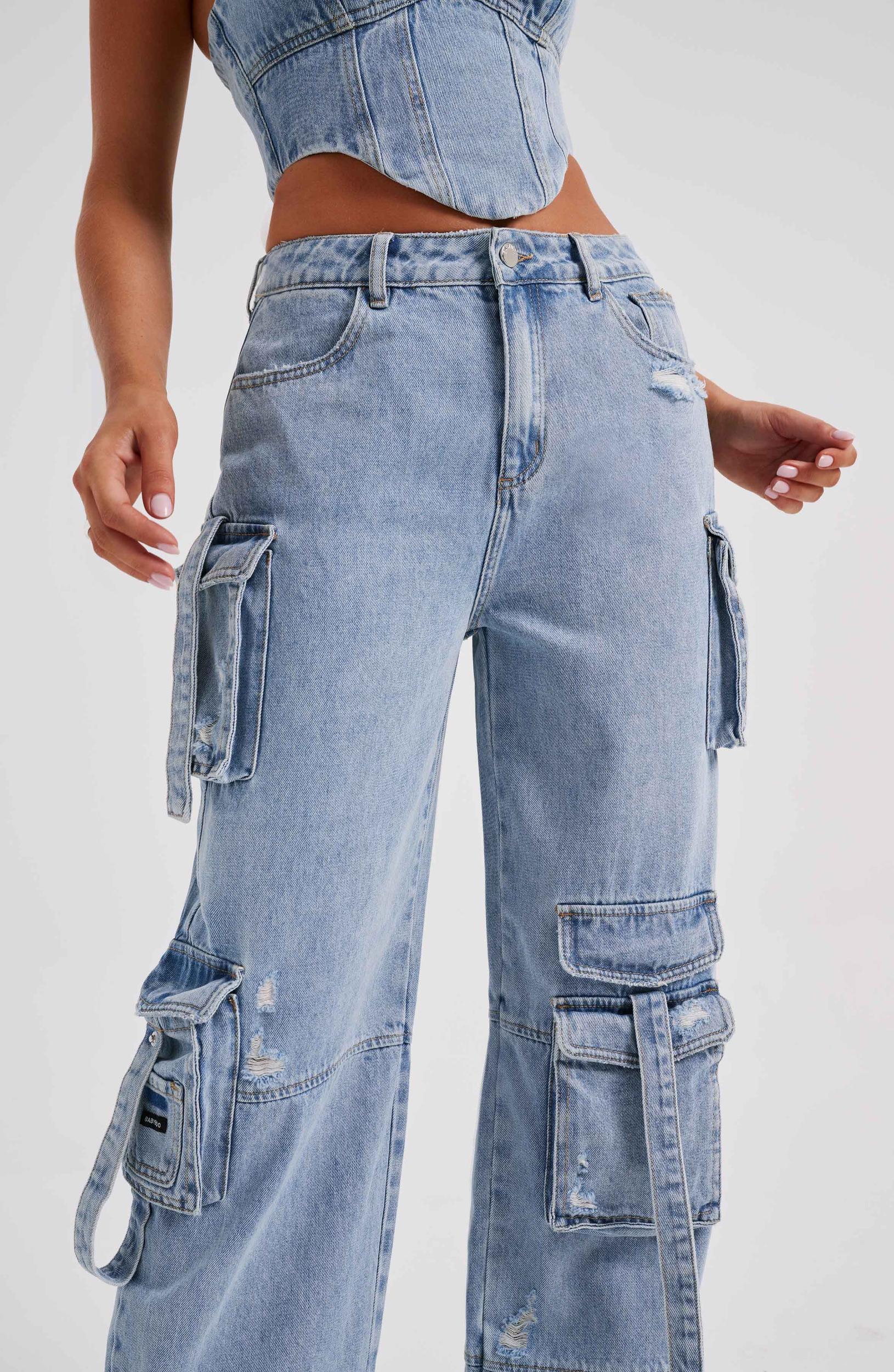 Brooklyn Cargo Pant - Blue Product Image