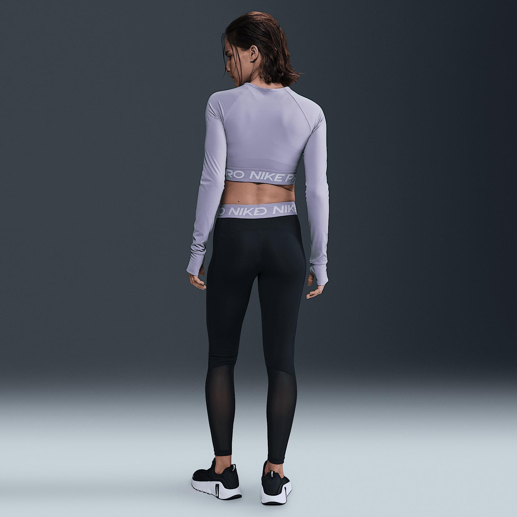 Nike Pro Women's Dri-FIT Cropped Long-Sleeve Top Product Image