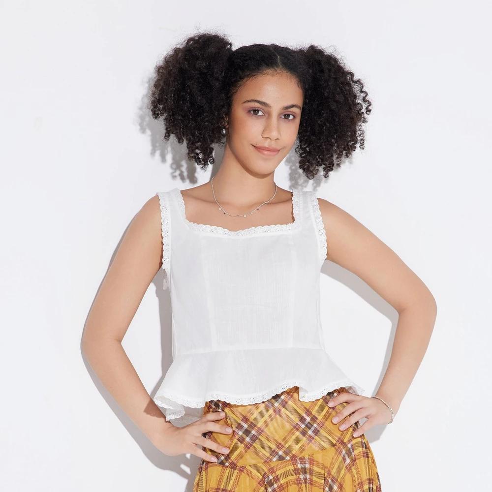 Women's Game Day Tie Back Peplum Top - Wild Fable™ Product Image
