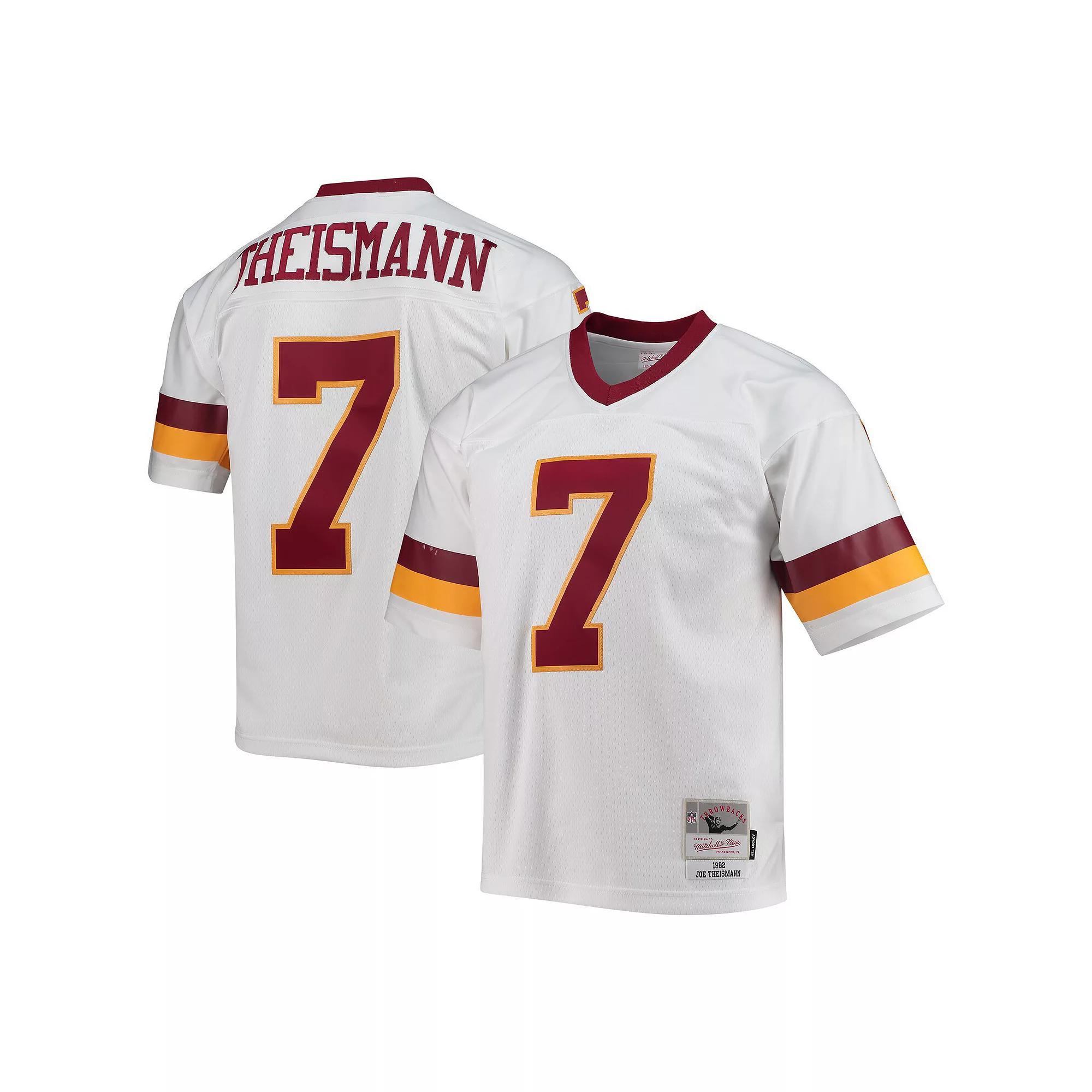 Mens Mitchell & Ness Joe Theismann White Washington Football Team 1982 Legacy Replica Jersey Product Image