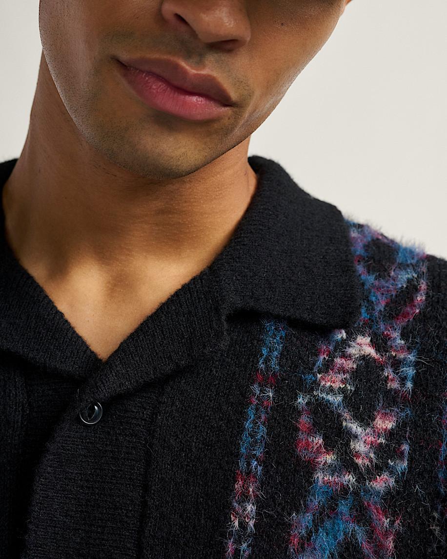 Wheeler Polo Sweater in Black| Vans US Product Image