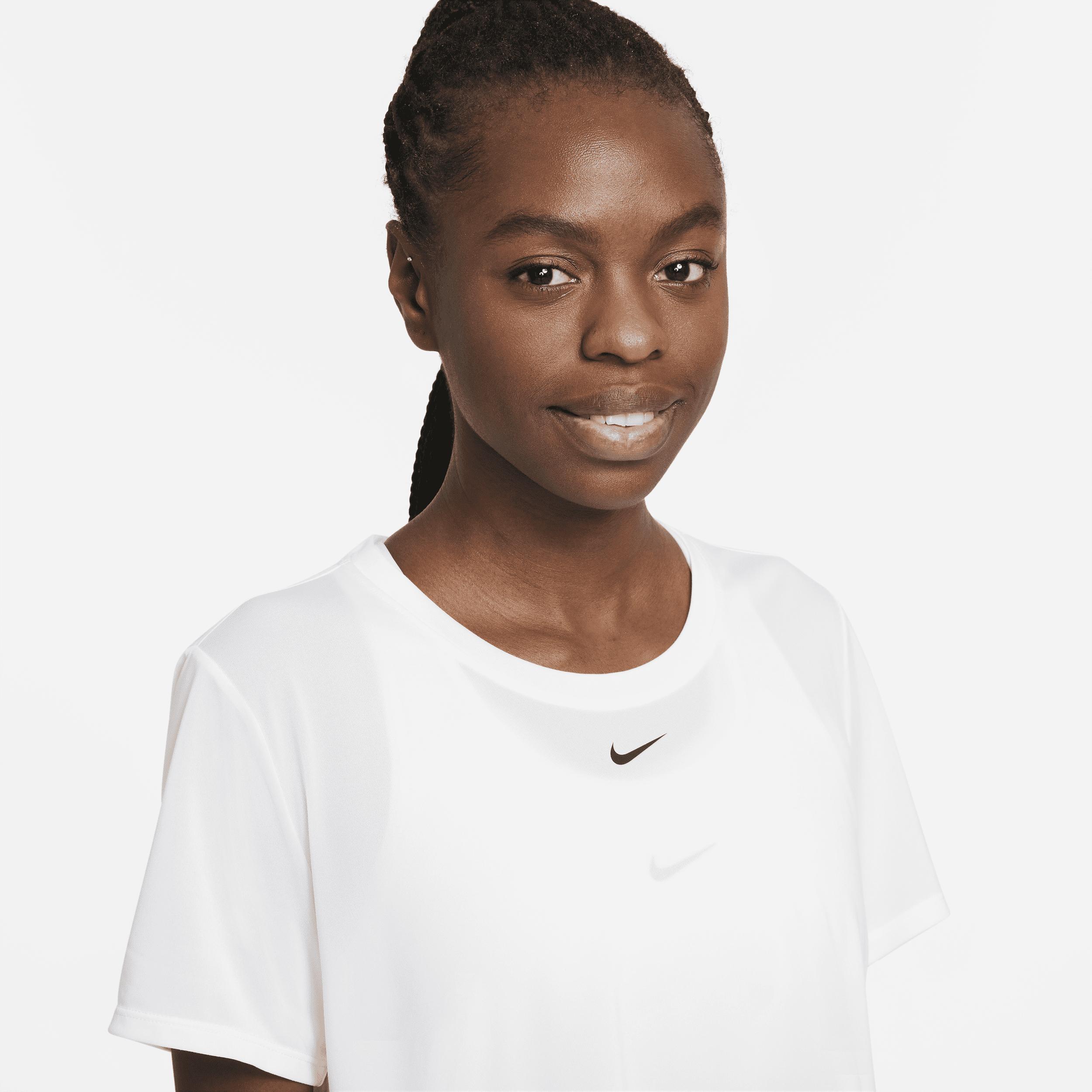 Nike Women's Dri-FIT One Standard Fit Short-Sleeve Cropped Top Product Image