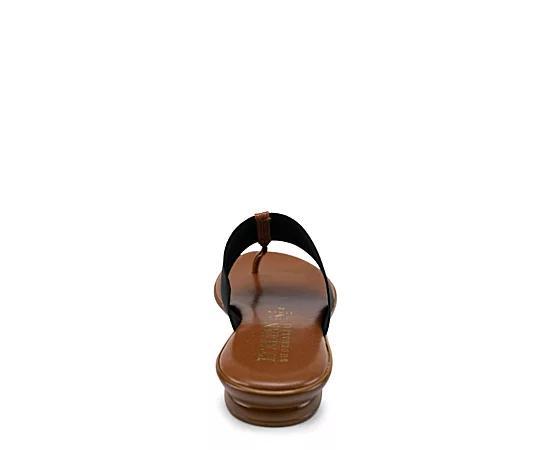Italian Shoemakers Afia Women's Thong Sandals, Size: 7, Black Product Image
