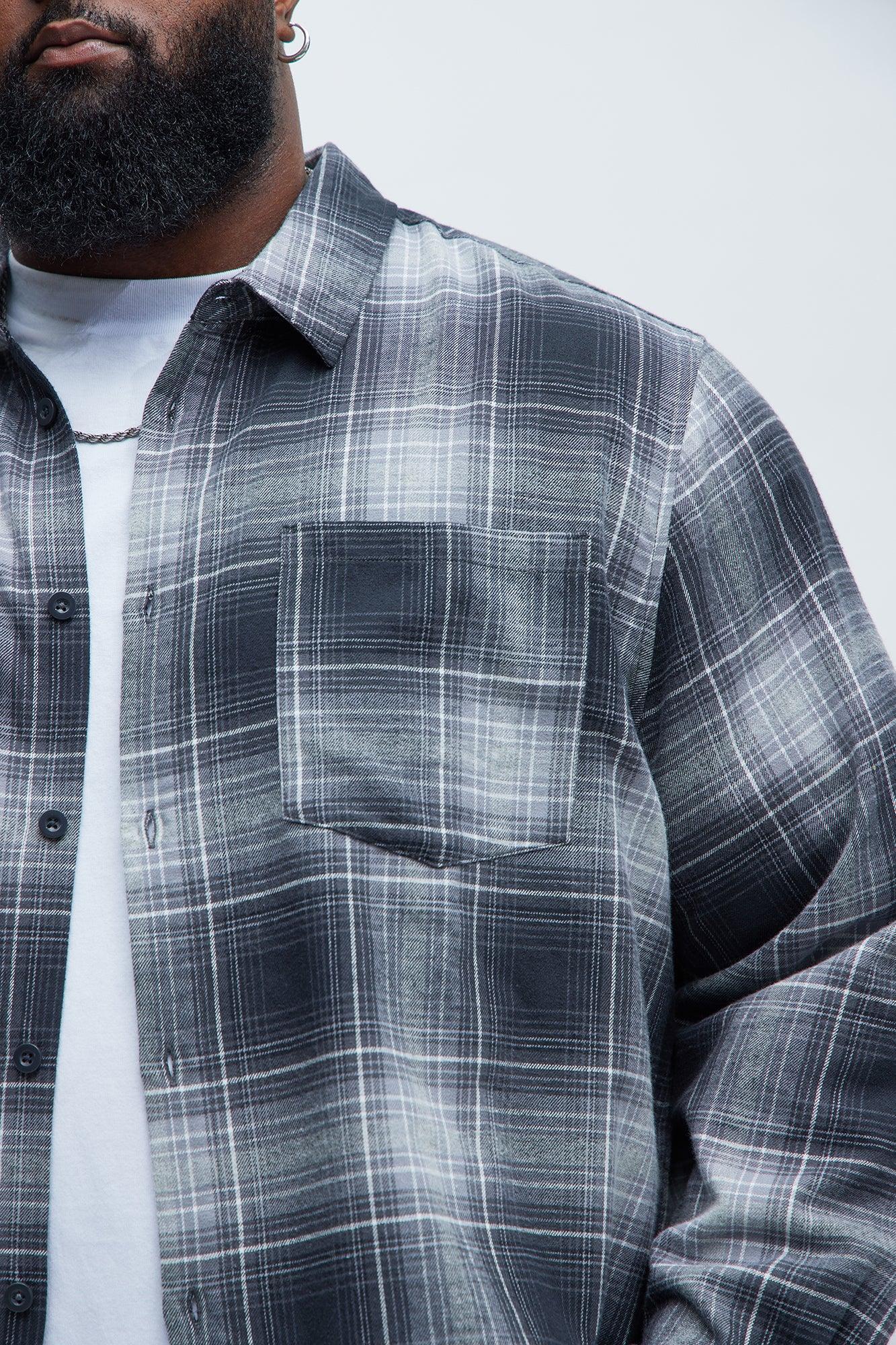 Eatonia Flannel Shirt - Grey/combo Product Image