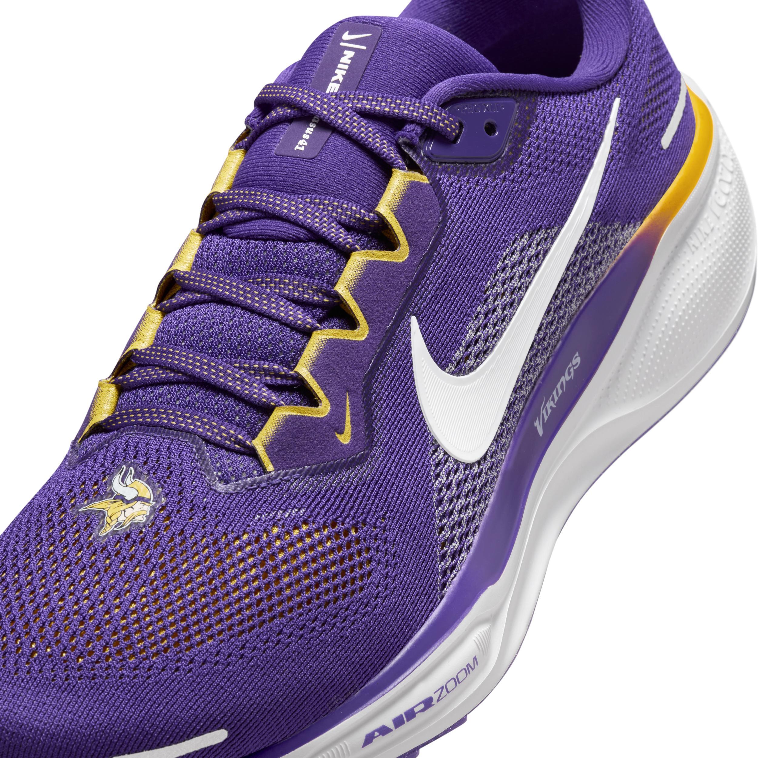 Nike Men's Pegasus 41 NFL Minnesota Vikings Road Running Shoes Product Image