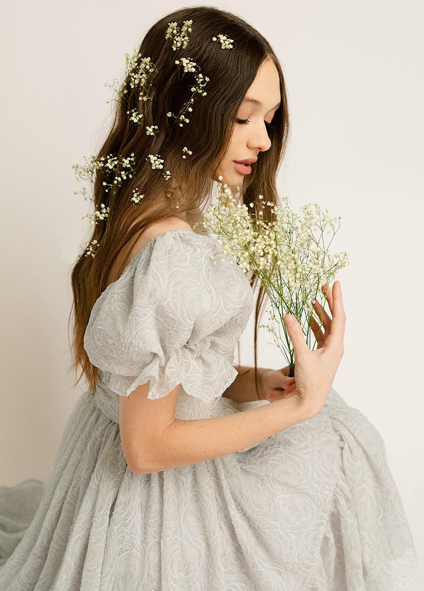 Swan Impact Dress in Smoke Female Product Image
