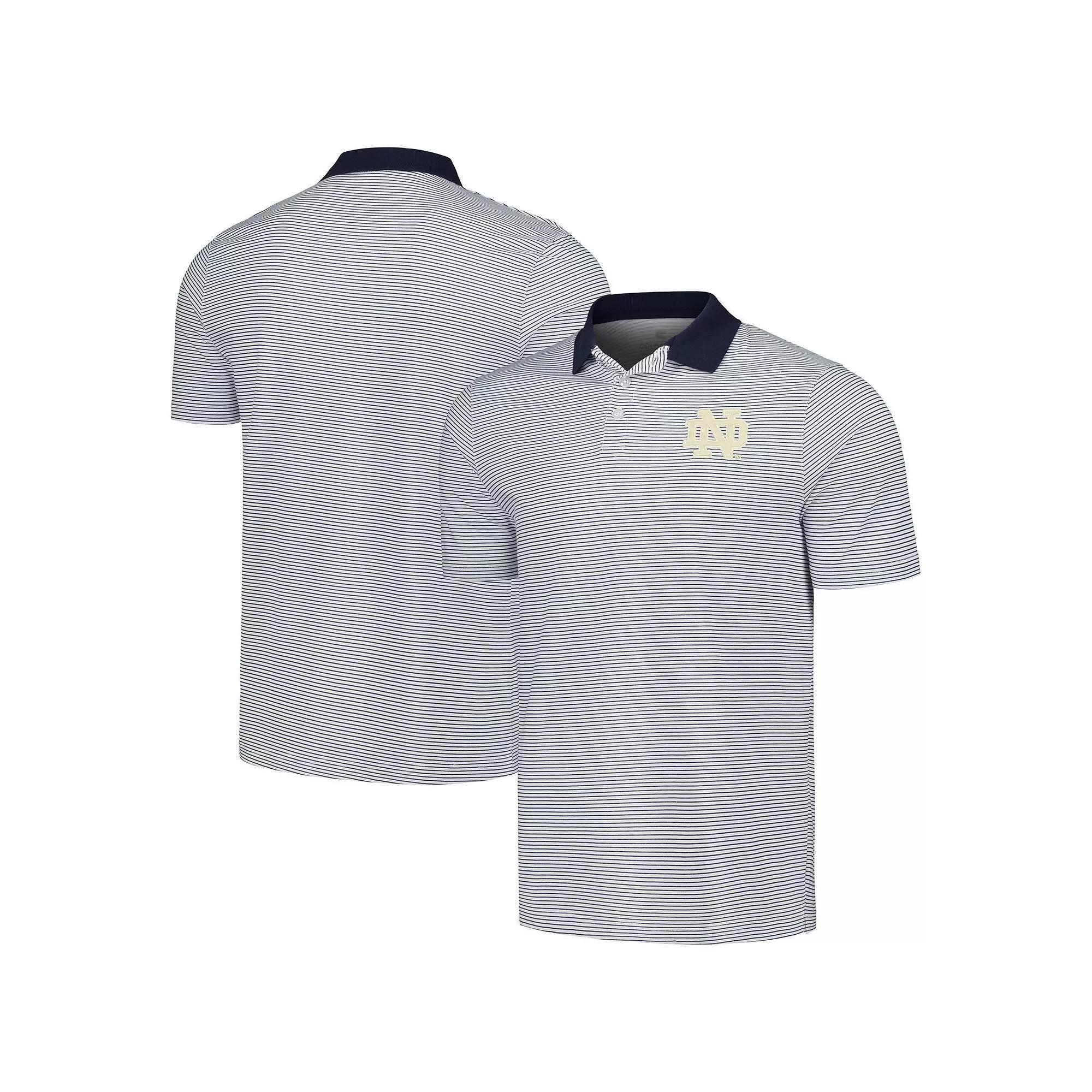Men's Colosseum White/Maroon Minnesota Golden Gophers Print Stripe Polo, Size: XXL Product Image