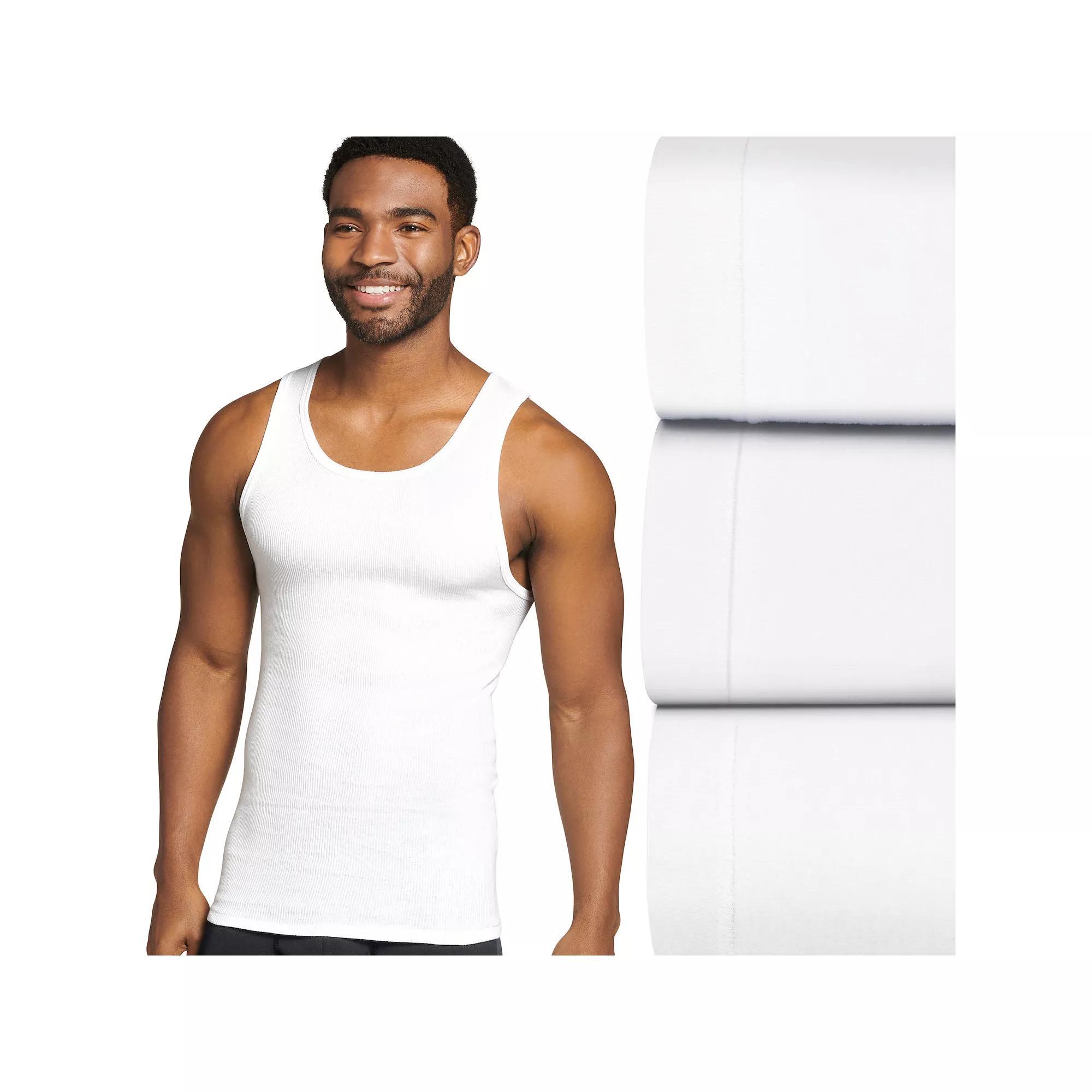 Big & Tall Jockey 3-pack Big Man Classic Tank Top A-Shirts, Mens Product Image