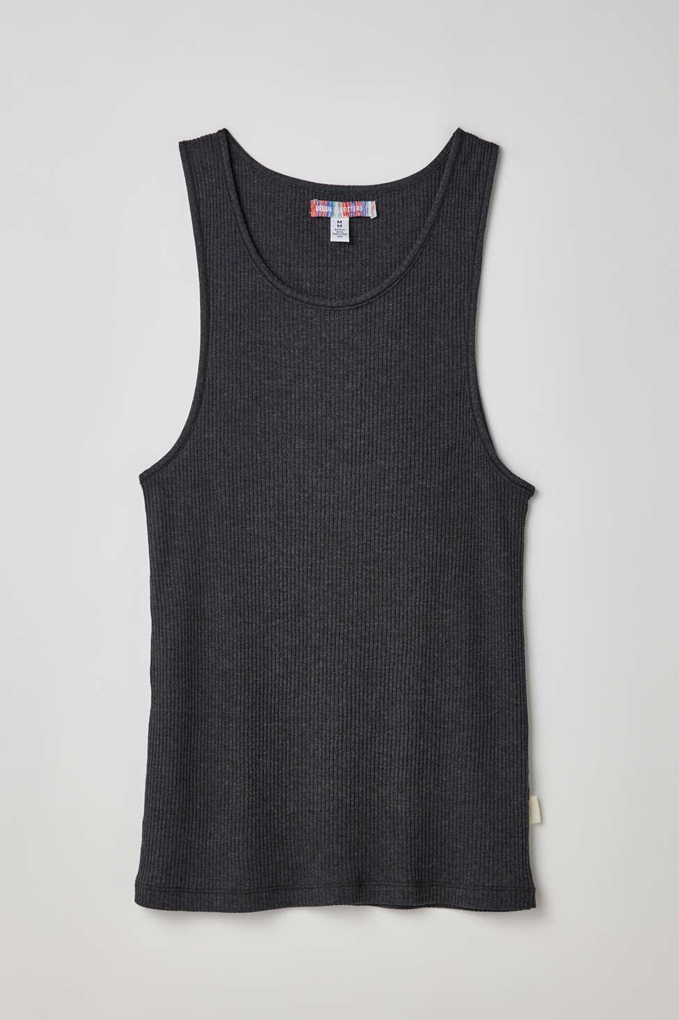 Urban Outfitters UO Classic Ribbed Tank Top Mens at Urban Outfitters Product Image