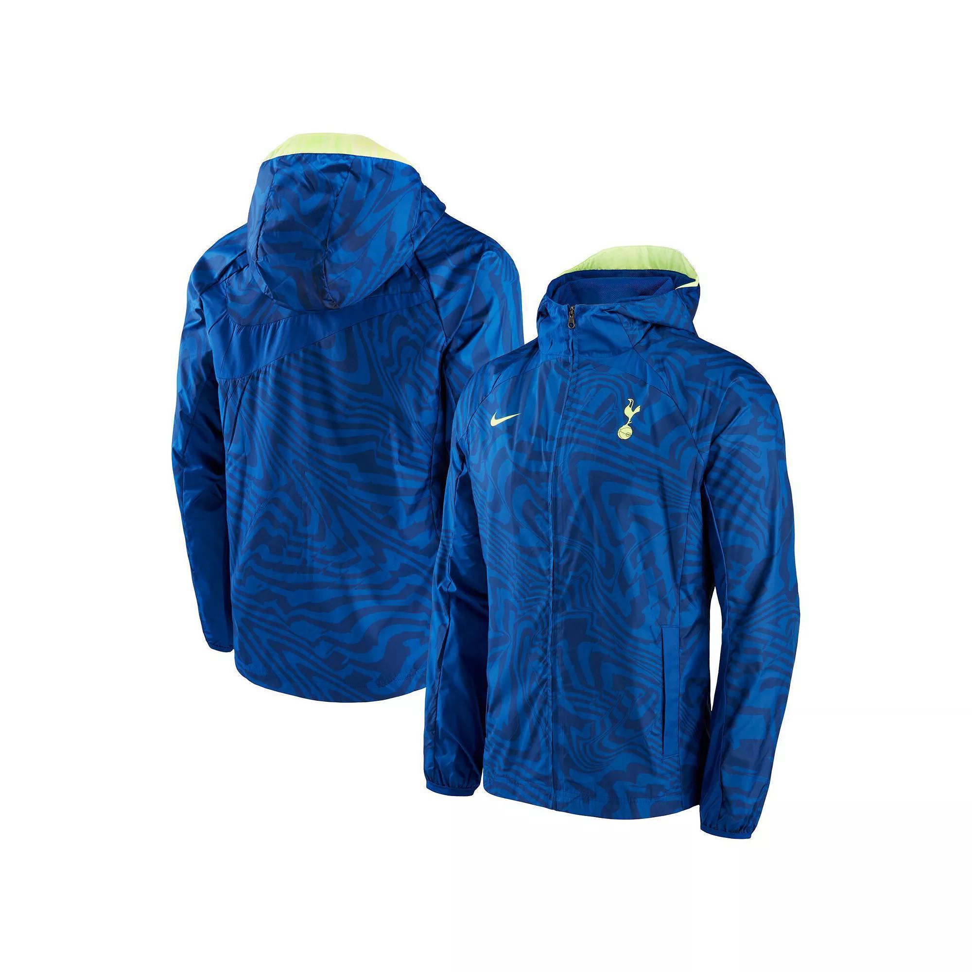 Men's Nike Blue Tottenham Hotspur AWF Performance Raglan Full-Zip Jacket, Size: Small, Tot Blue Product Image