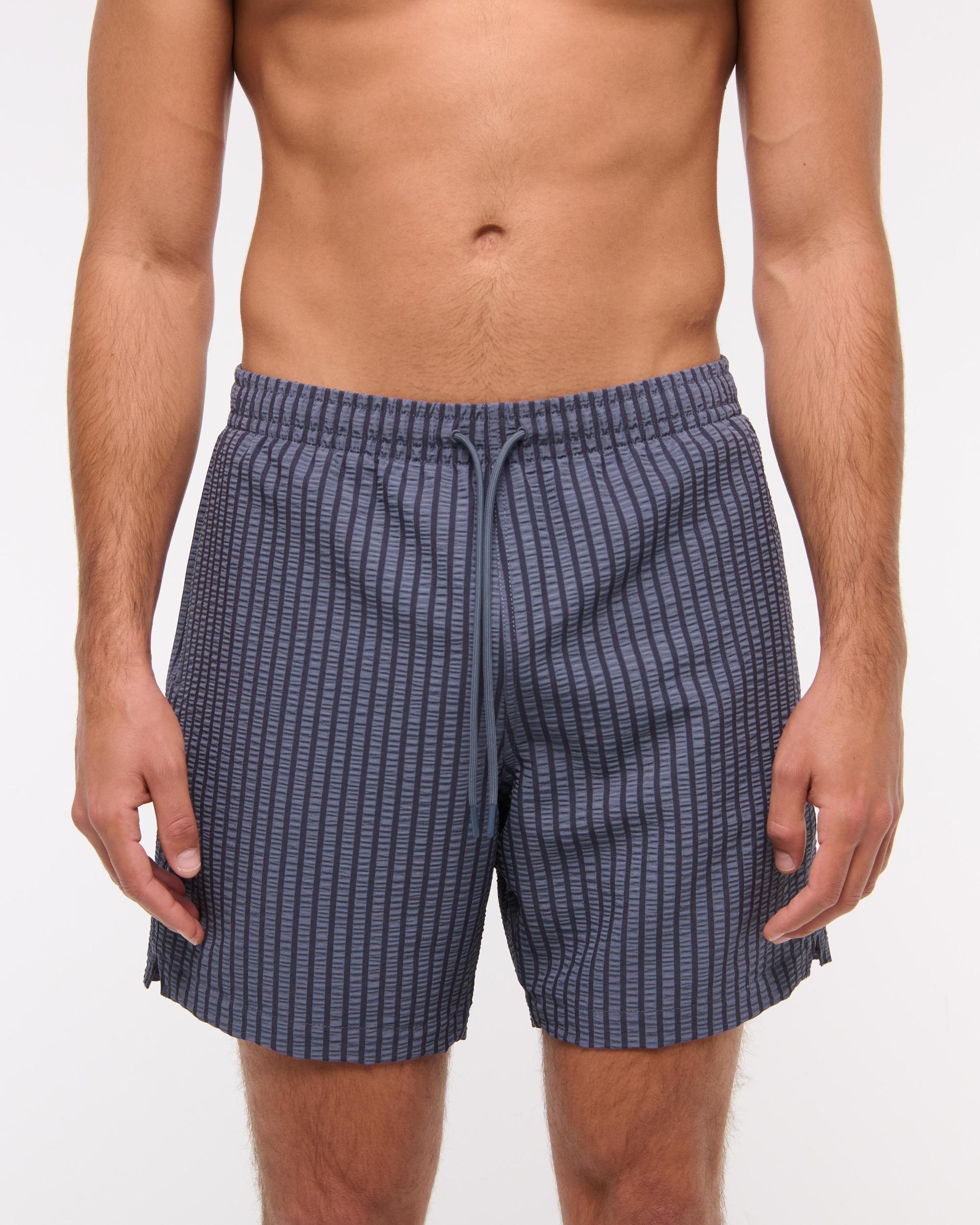 Pull-On Seersucker Swim Trunk Product Image