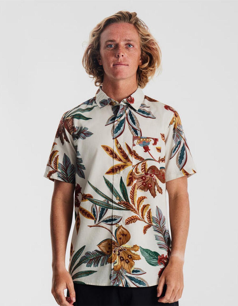 ROARK Journey Mens Button Up Shirt - NATURAL Product Image