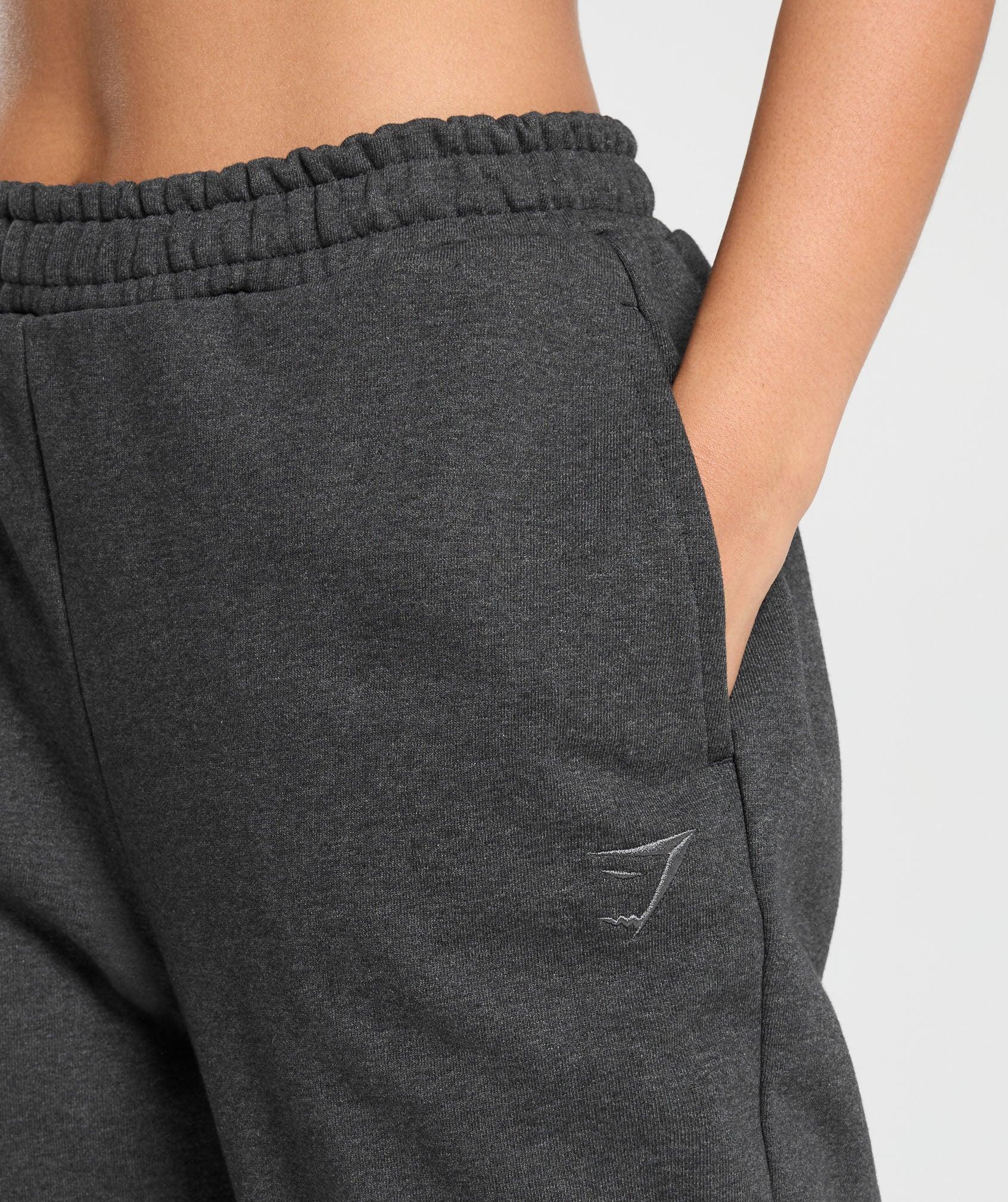 Gymshark Rest Day Sweats Joggers - Black Marl Female Product Image
