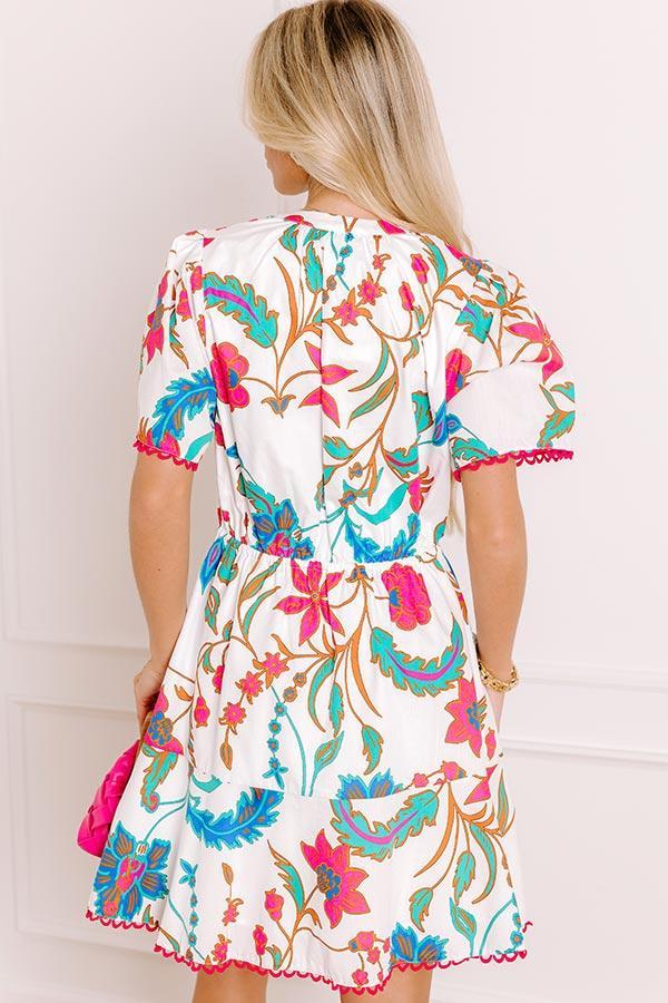Sip in Style Floral Mini Dress Product Image