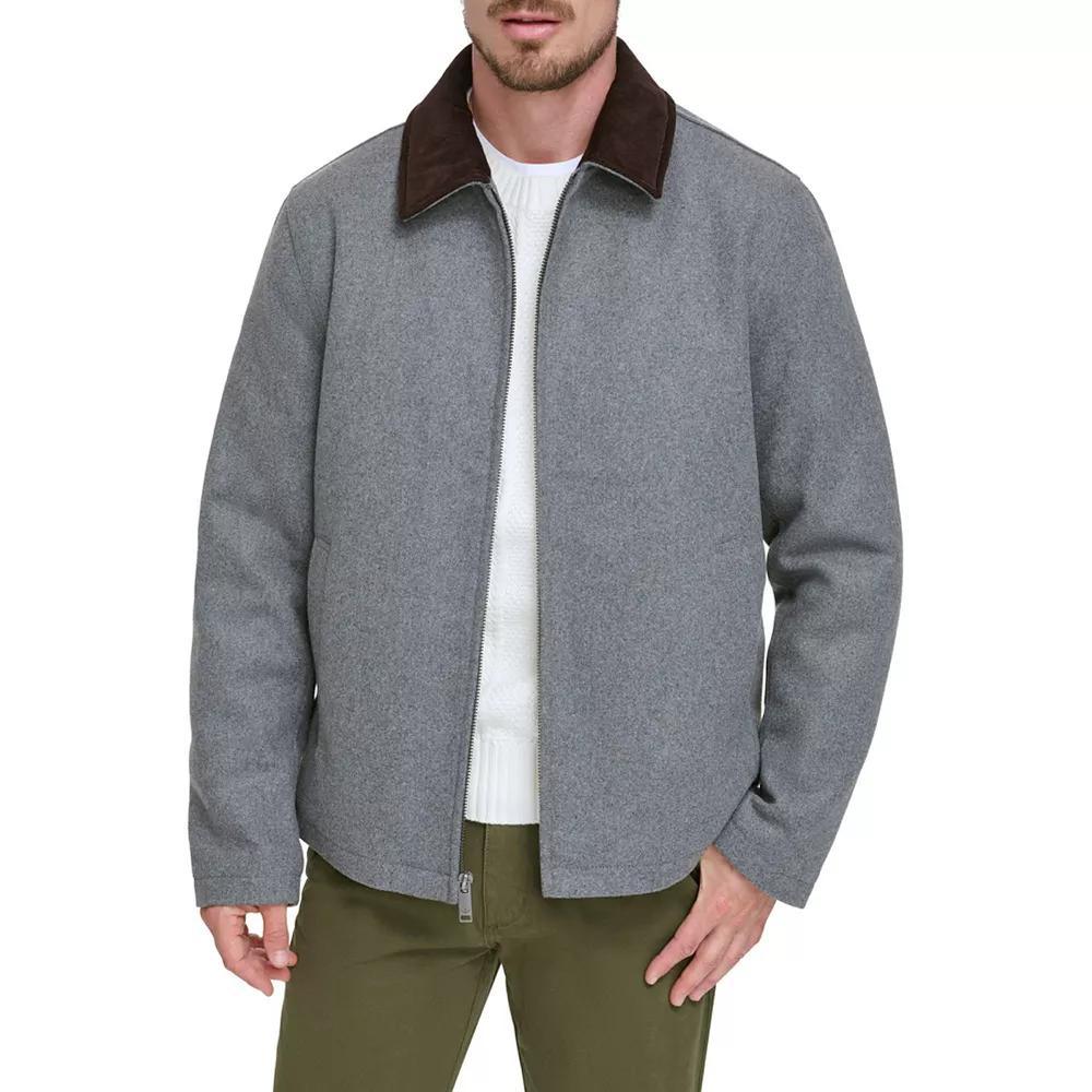Men's Dockers® Wool Blend Short Cord Collar Jacket, Size: XXL, Light Gray Product Image