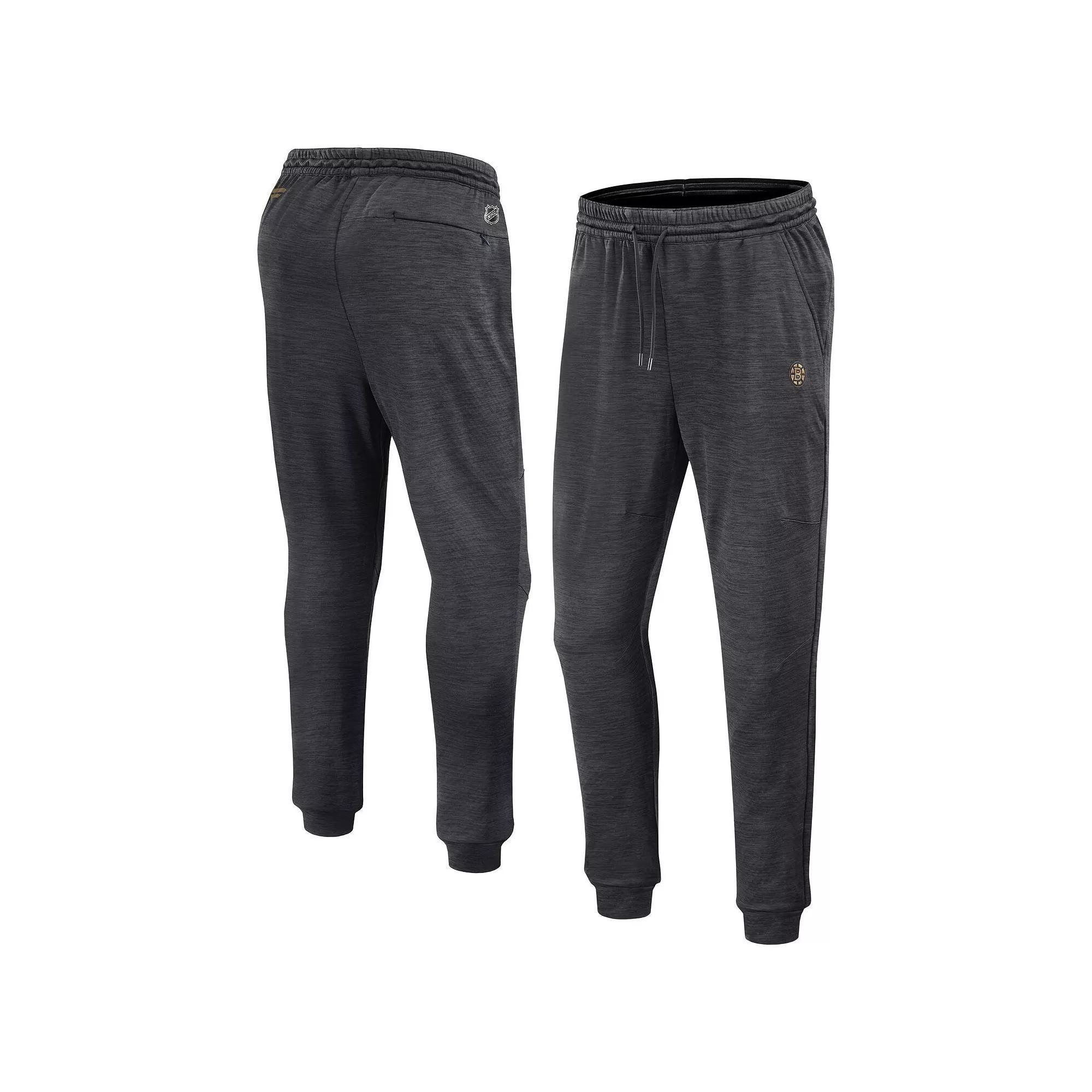 Men's Fanatics  Heather Charcoal Philadelphia Flyers Authentic Pro Fleece Sweatpants, Size: Medium, Fly Charco Product Image