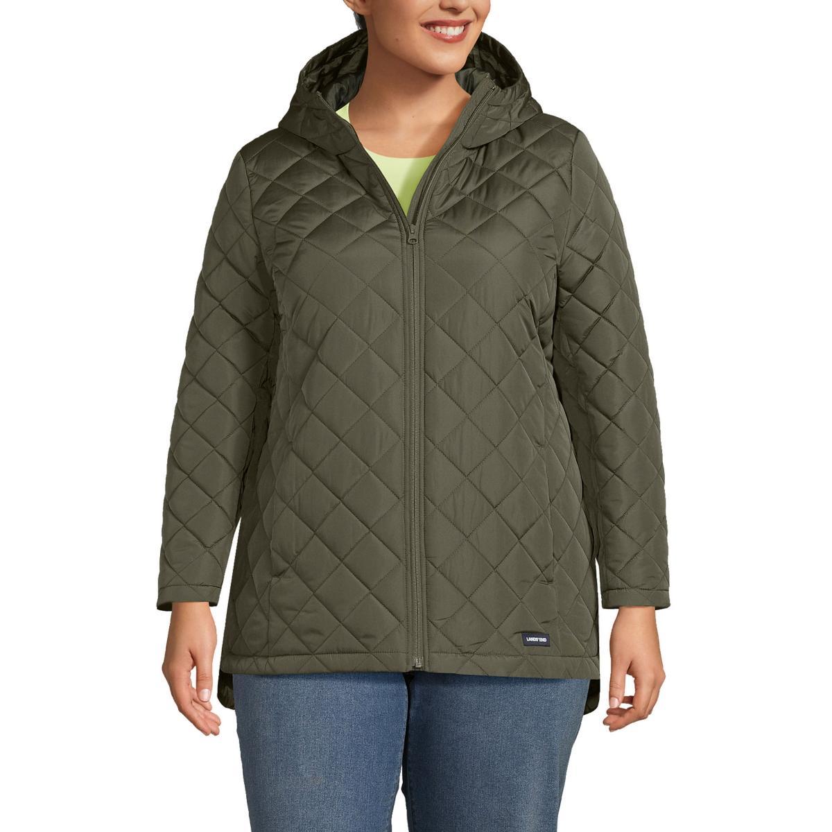 Lands' End Women's FeatherFree Insulated Jacket - X-Small - Black Product Image