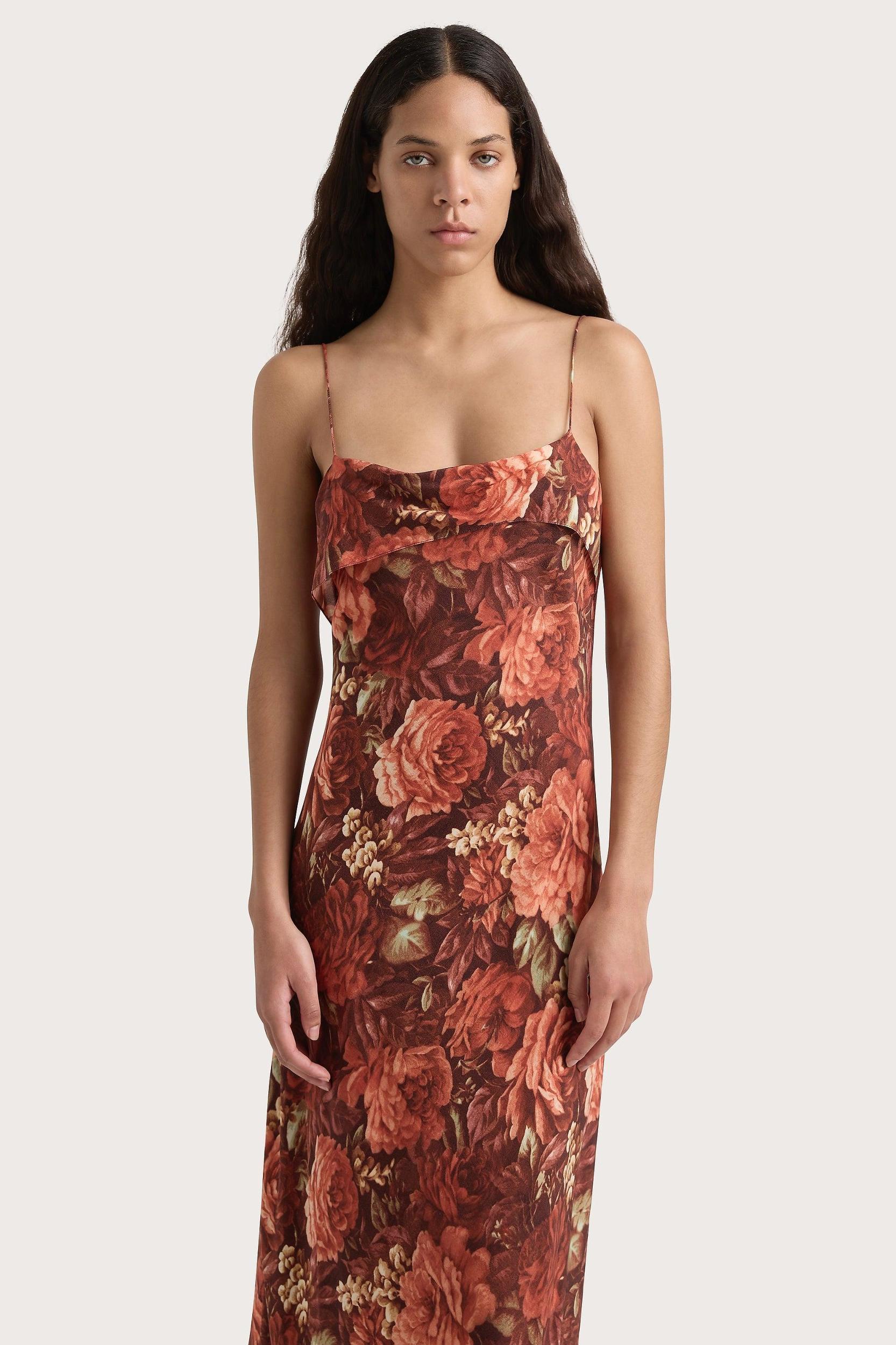 Zelie Midi Dress Rose Product Image