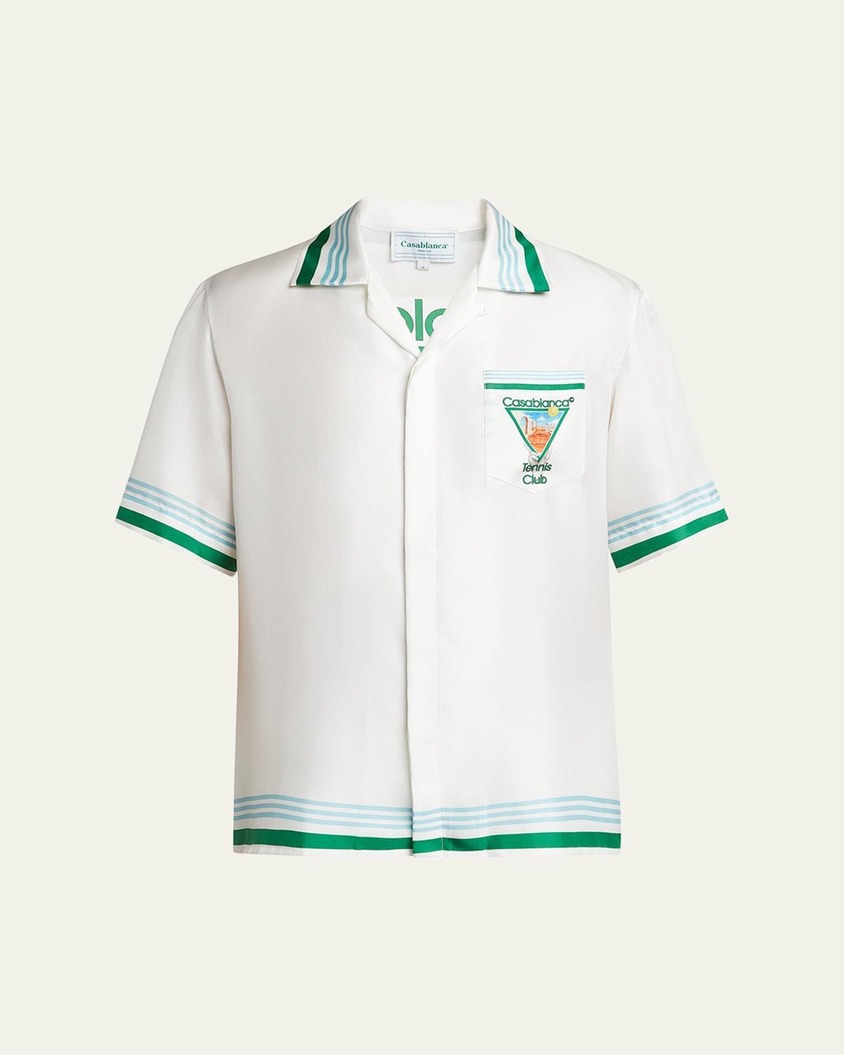 Men's Metaphysical Tennis Icon Silk Camp Shirt Product Image