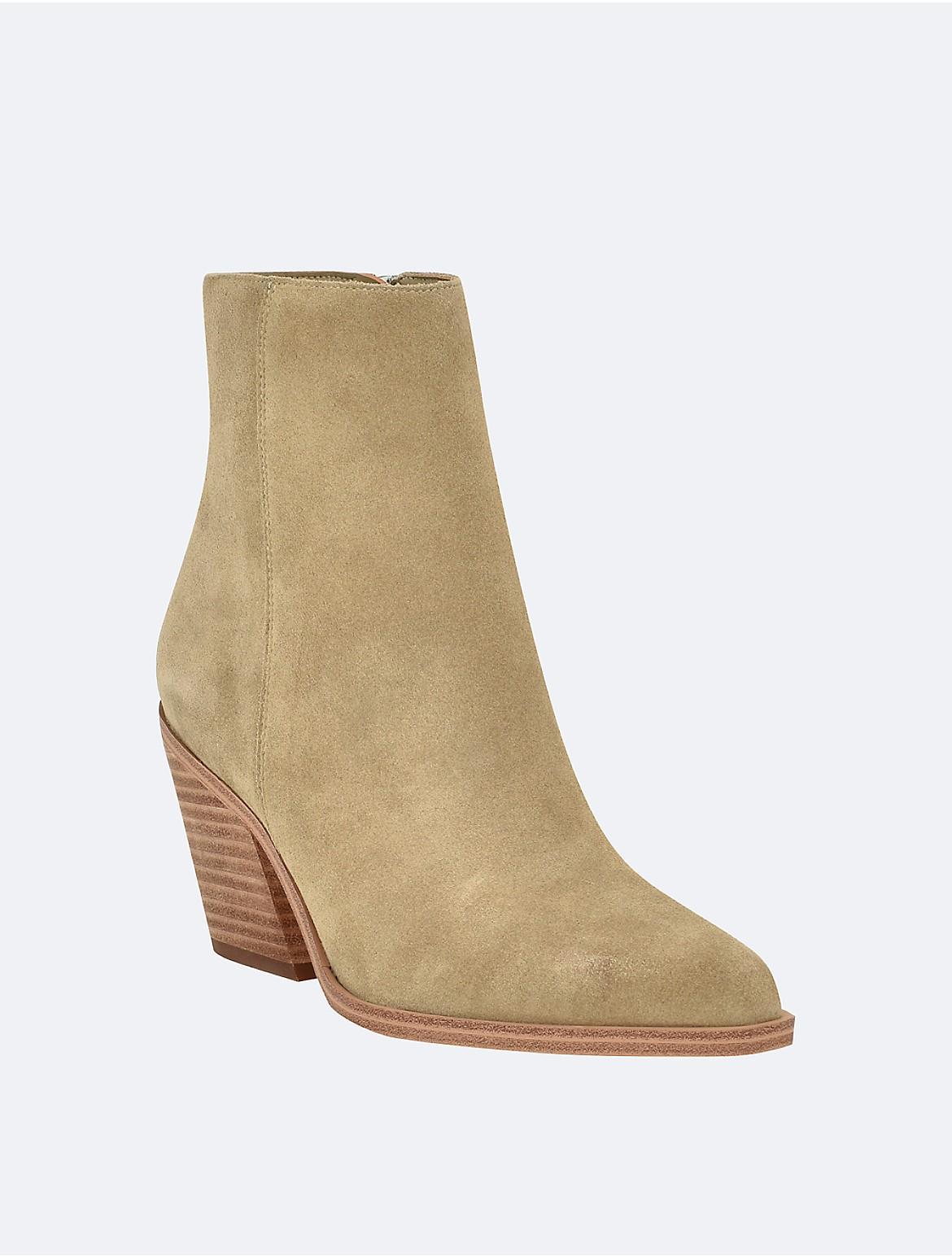 Calvin Klein Fallone Leather) Women's Boots Product Image