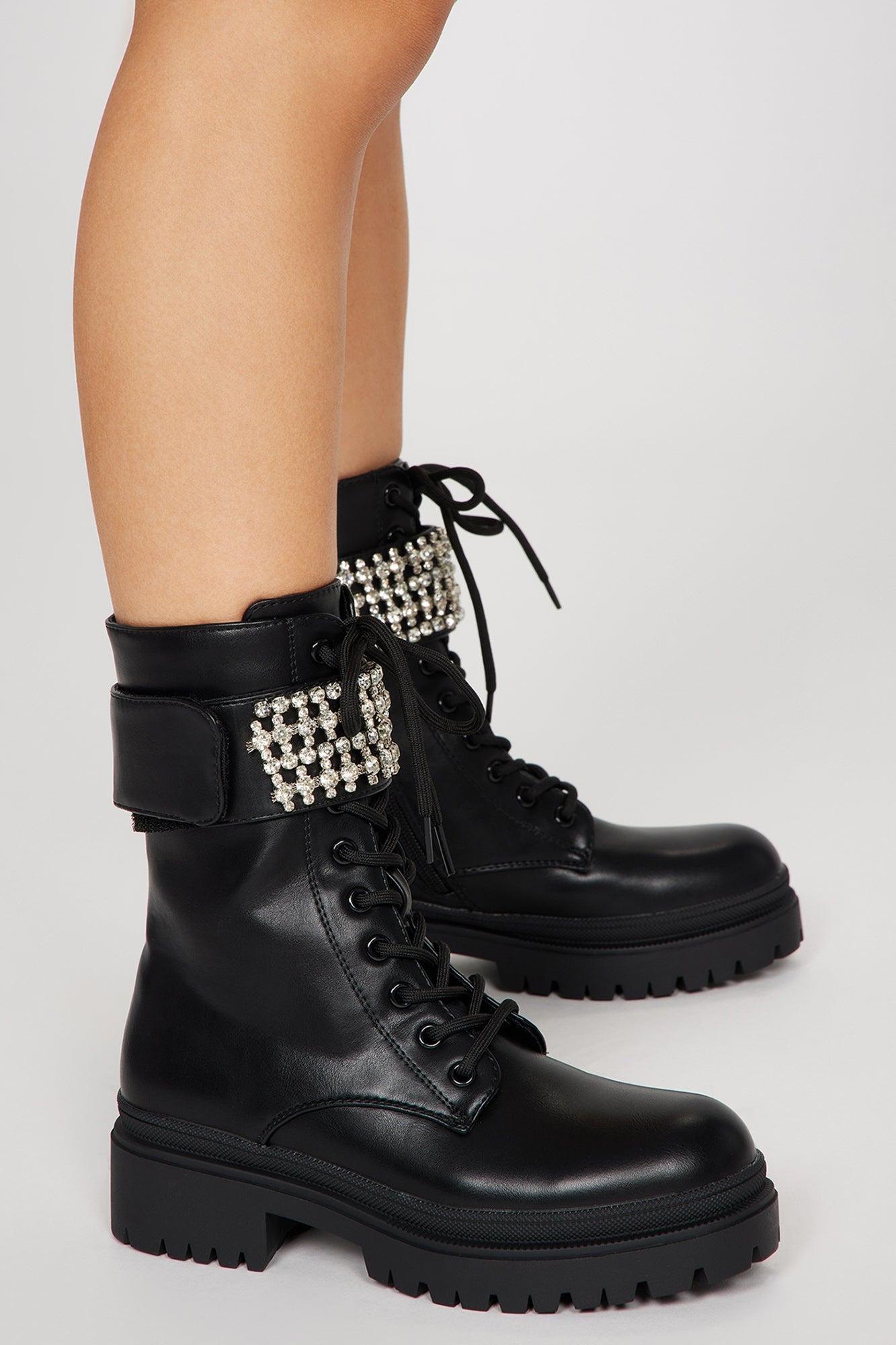 Making It Easy Heeled Boots - Black Product Image