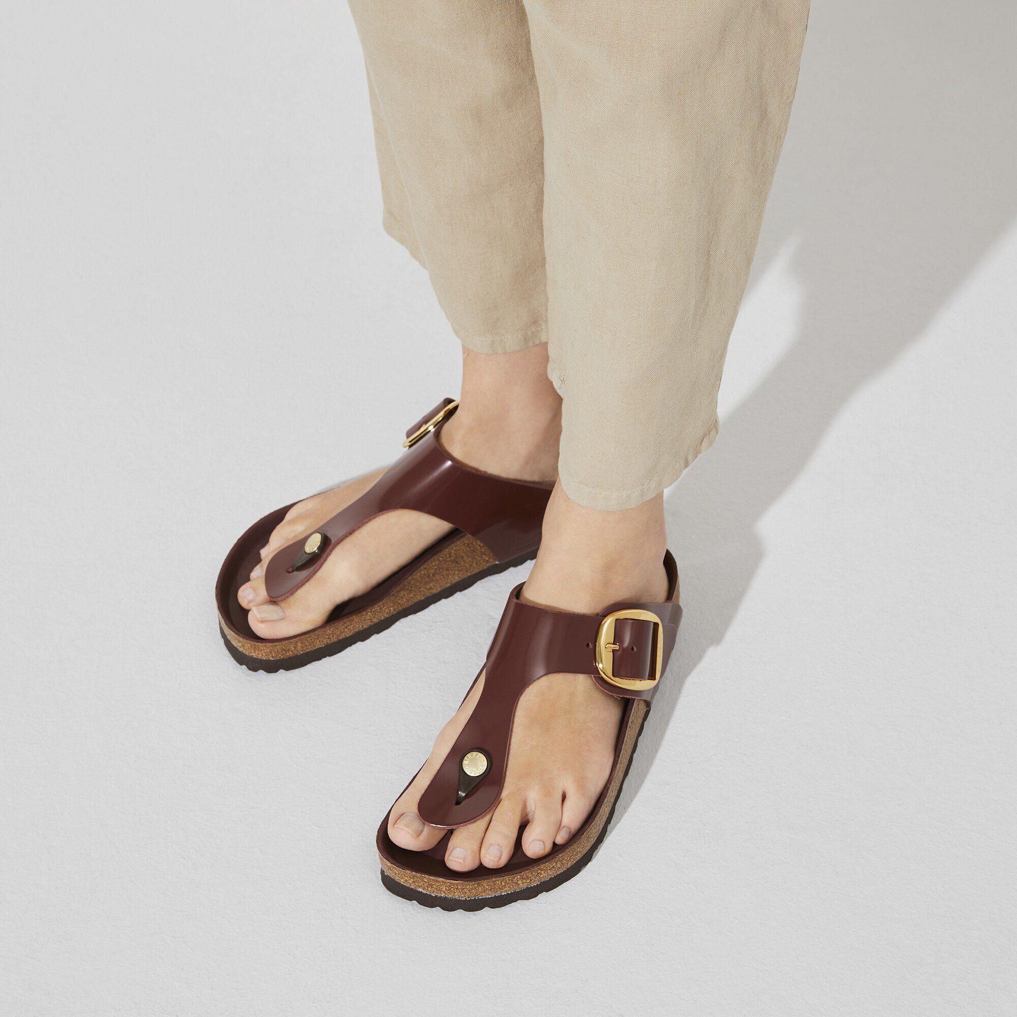 Gizeh Big Buckle Natural Leather Patent Product Image