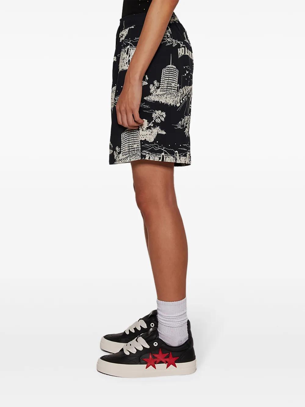 LA Landmark printed shorts Product Image