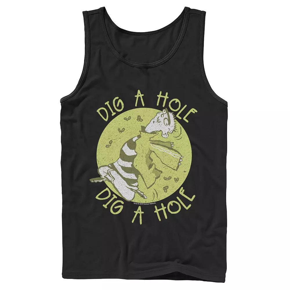 Men's CN Ed Edd N Eddy Dig A Hole Tank Top, Size: Large, Black Product Image