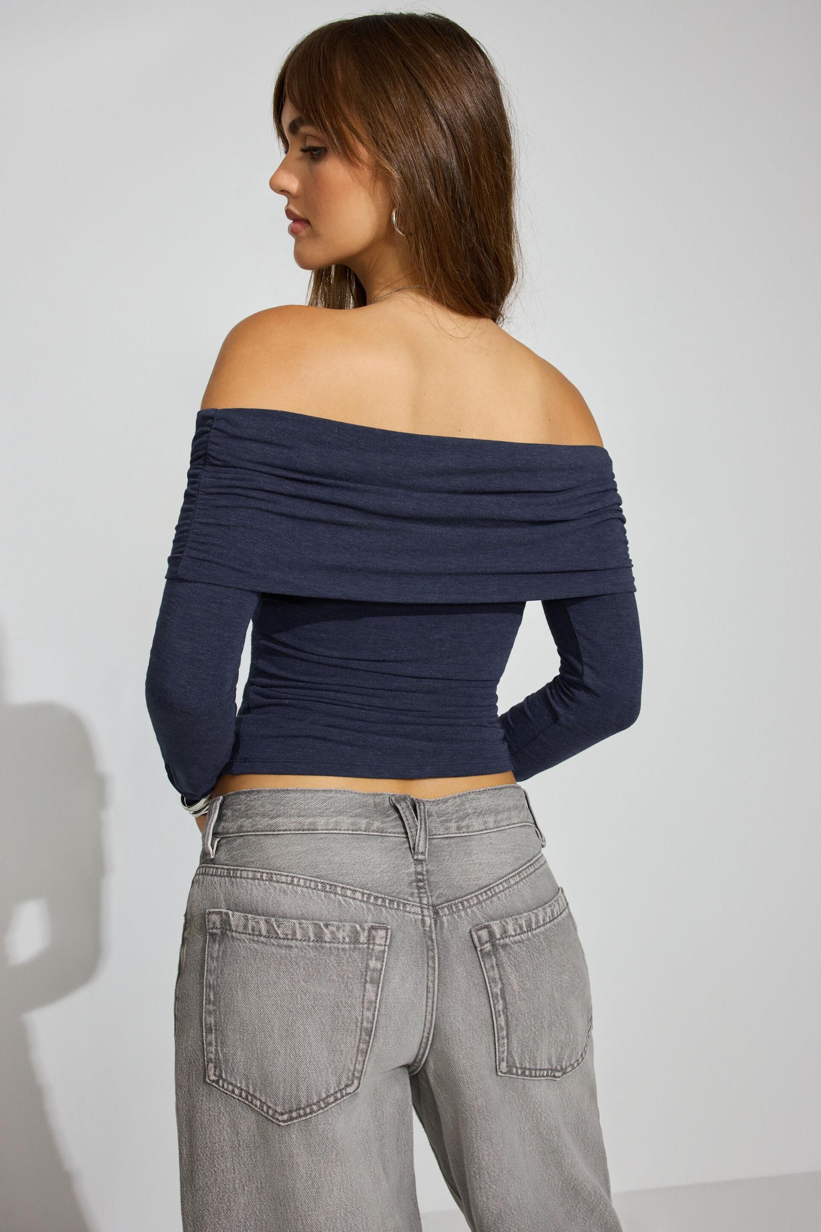 SexyCozy Off Shoulder Long Sleeve Top Product Image