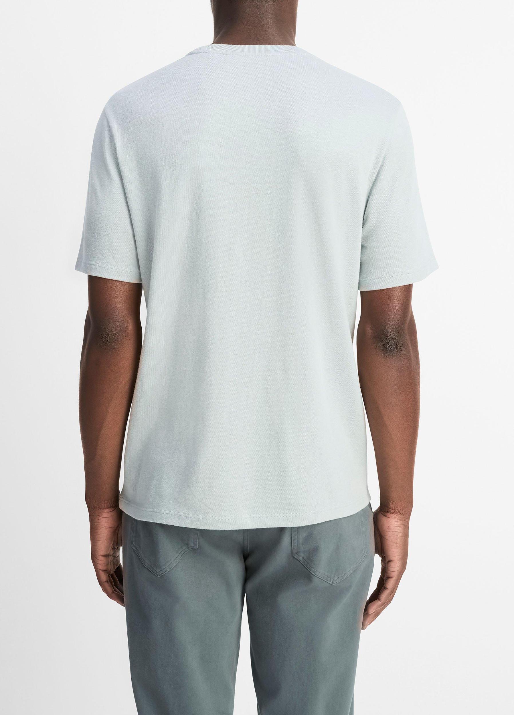 Loose-Knit Cotton T-Shirt Product Image