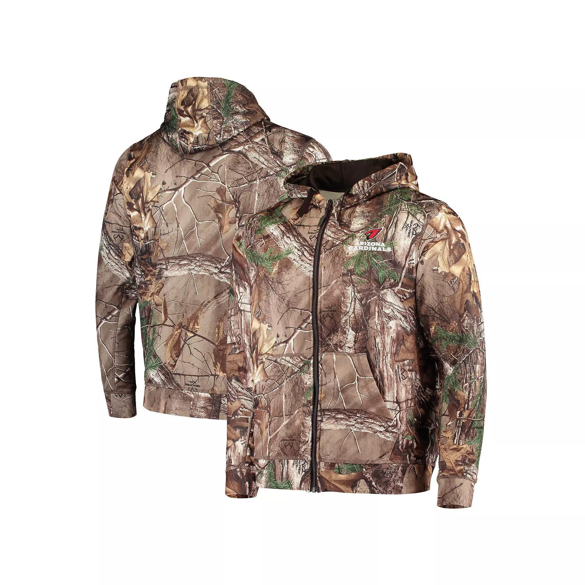 Men's Dunbrooke Realtree Camo Arizona Cardinals Trophy Tech Fleece Full-Zip Hoodie, Size: Small, Green Product Image