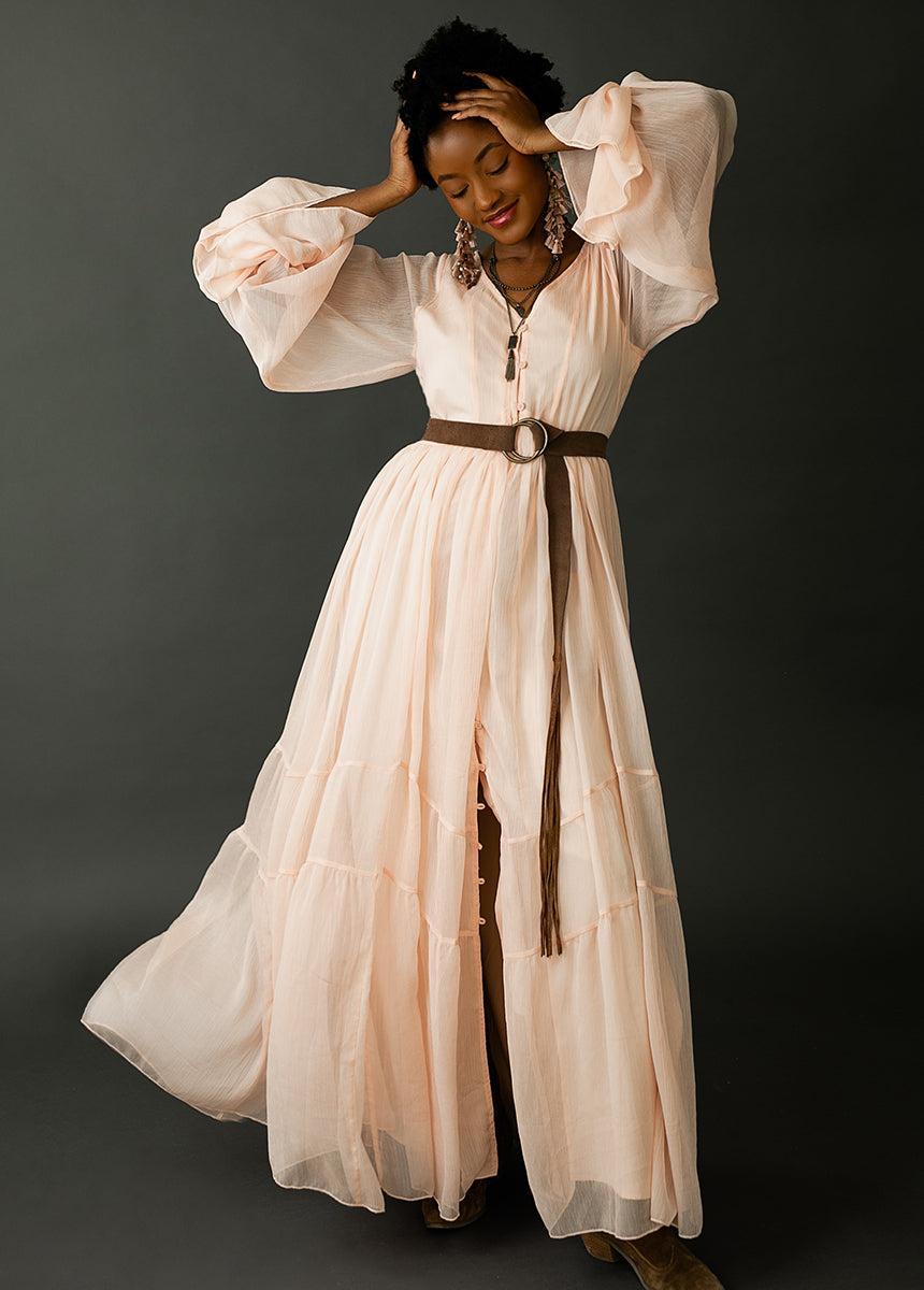 Ninette Maxi Dress in Blush Female Product Image