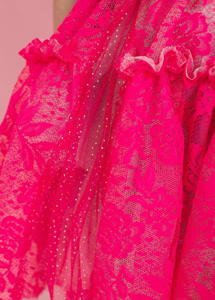 Zaliki Dress in Fuchsia Girls Product Image