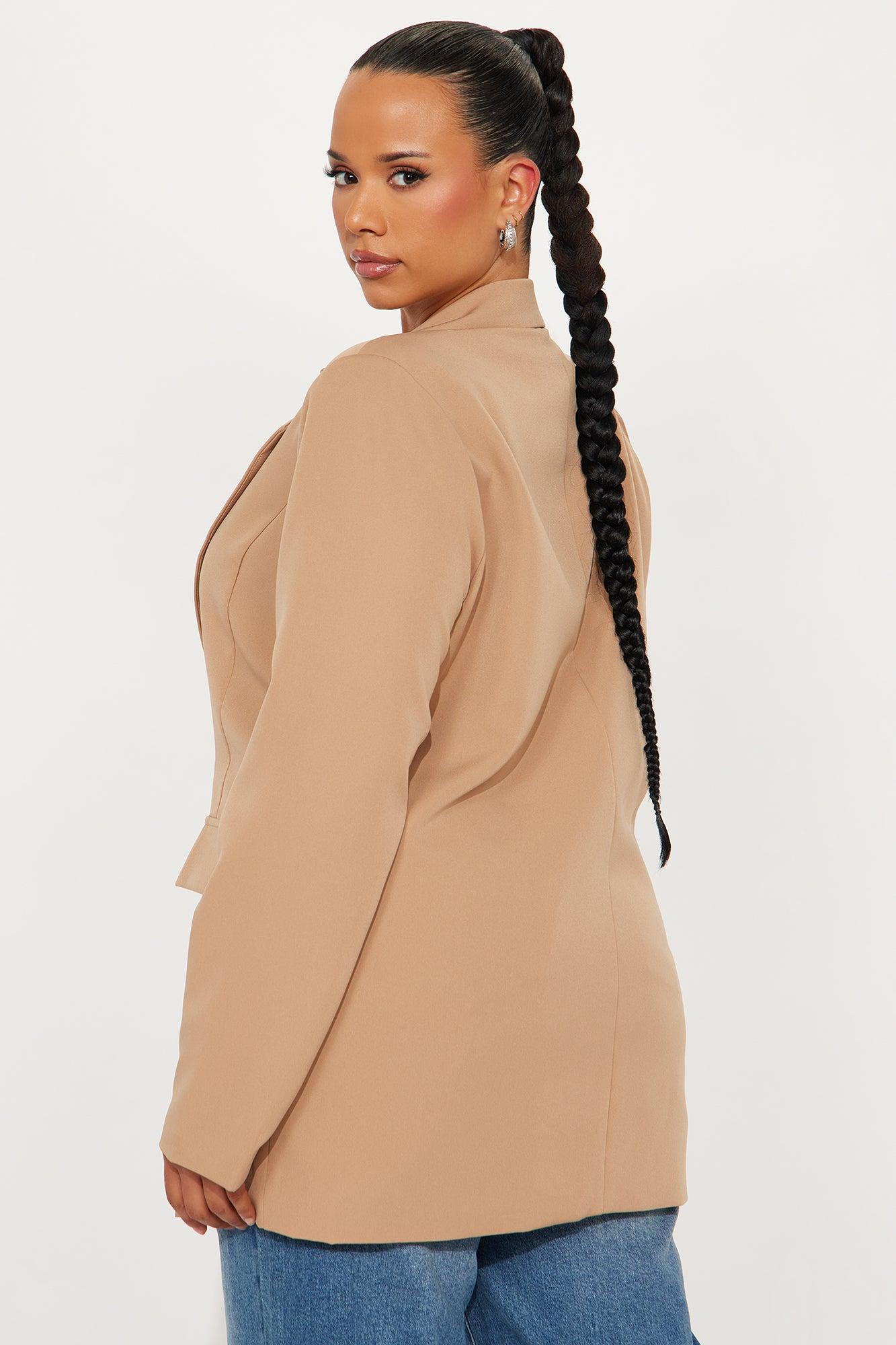 High Investment Blazer - Khaki Product Image