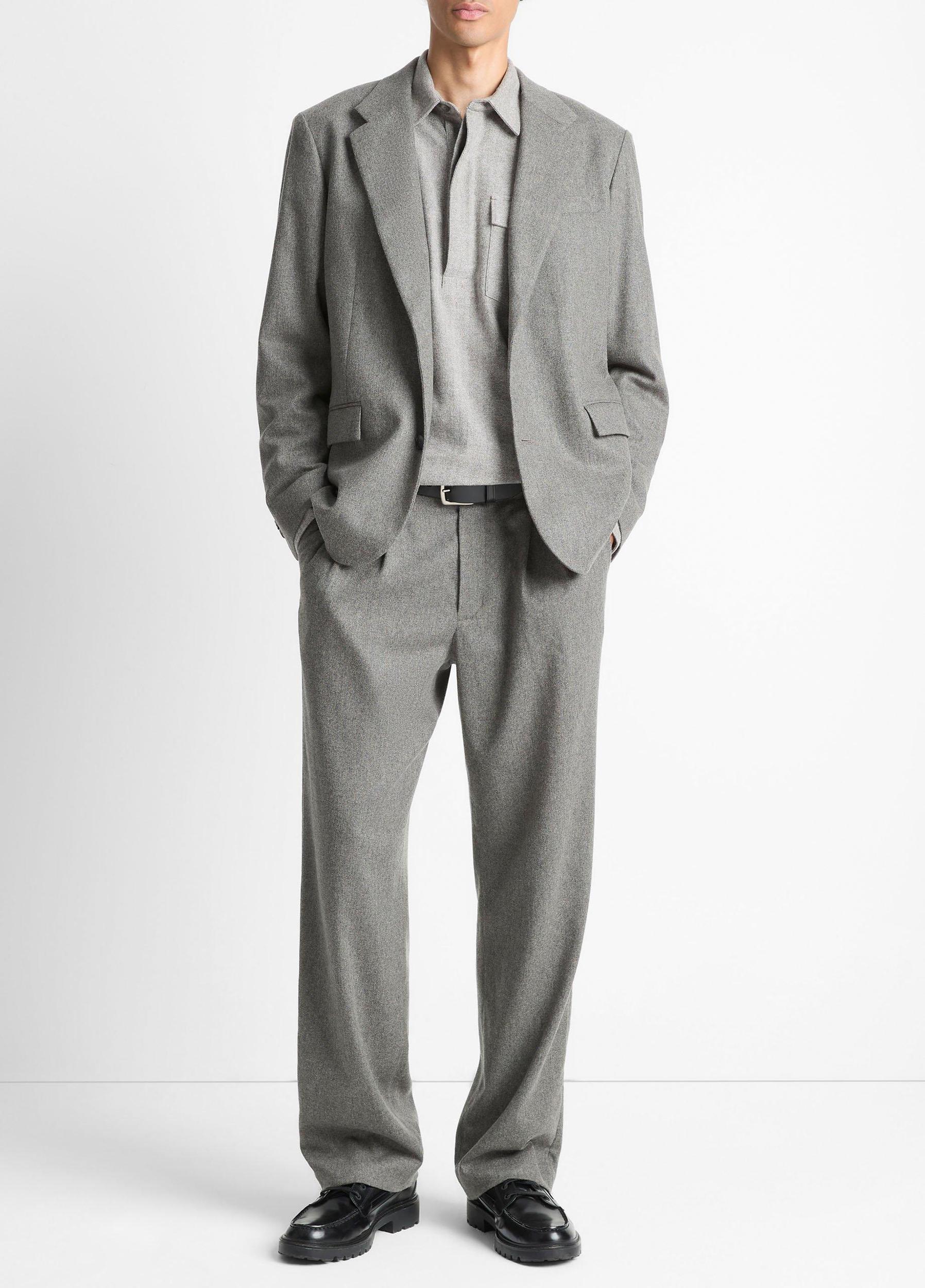 Herringbone Cotton Popover Shirt Product Image