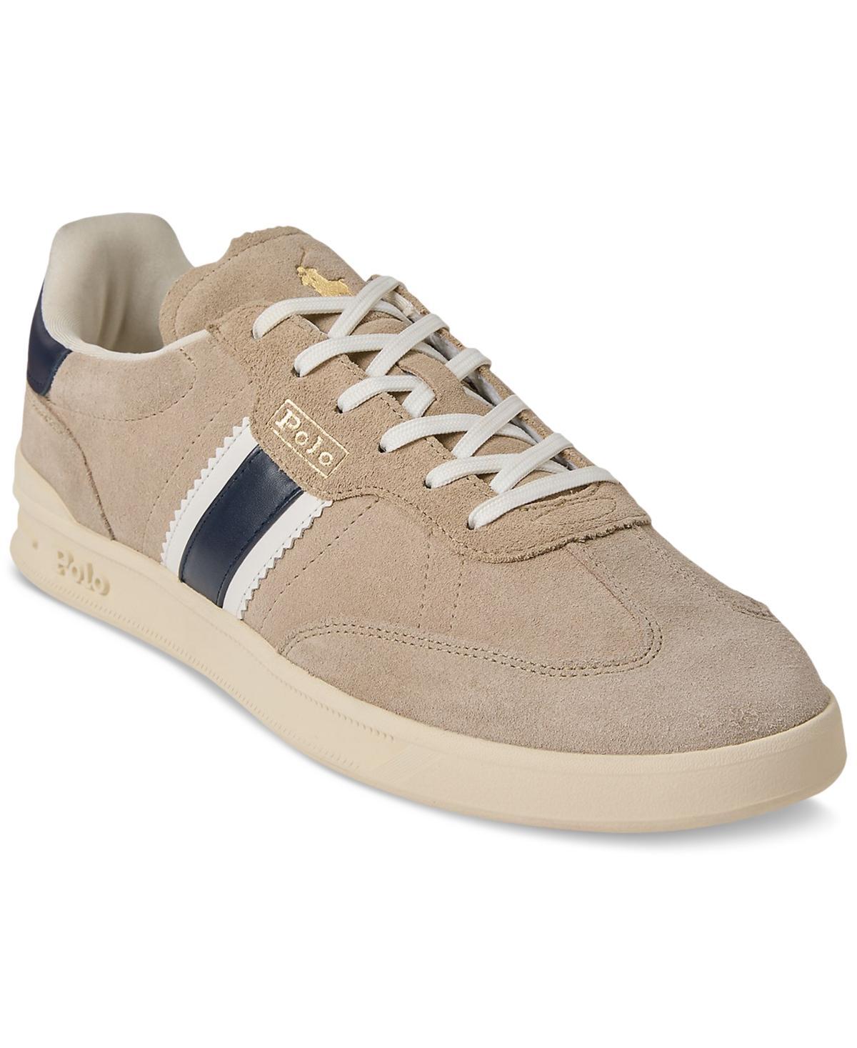 Polo Ralph Lauren Mens Heritage Aera Vintage Paneled Sneakers Product Image