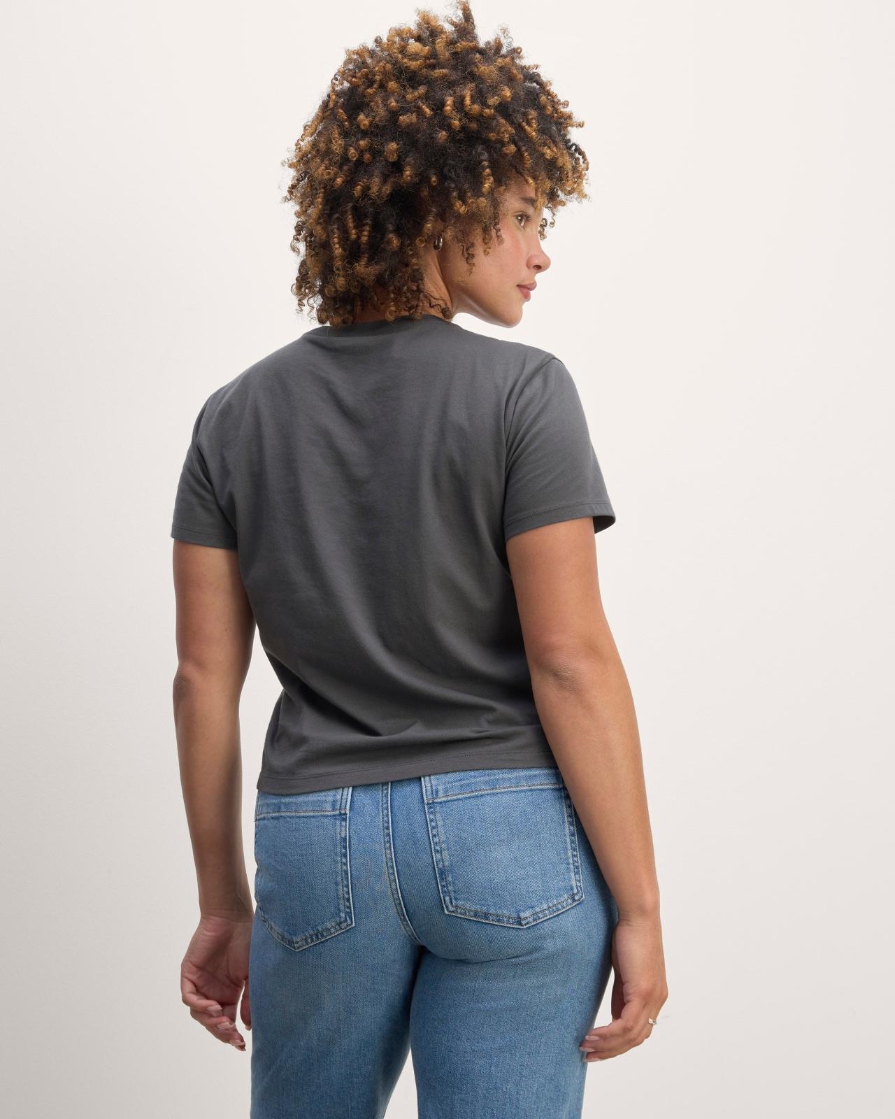 The Box-Cut Tee in Essential Cotton Product Image