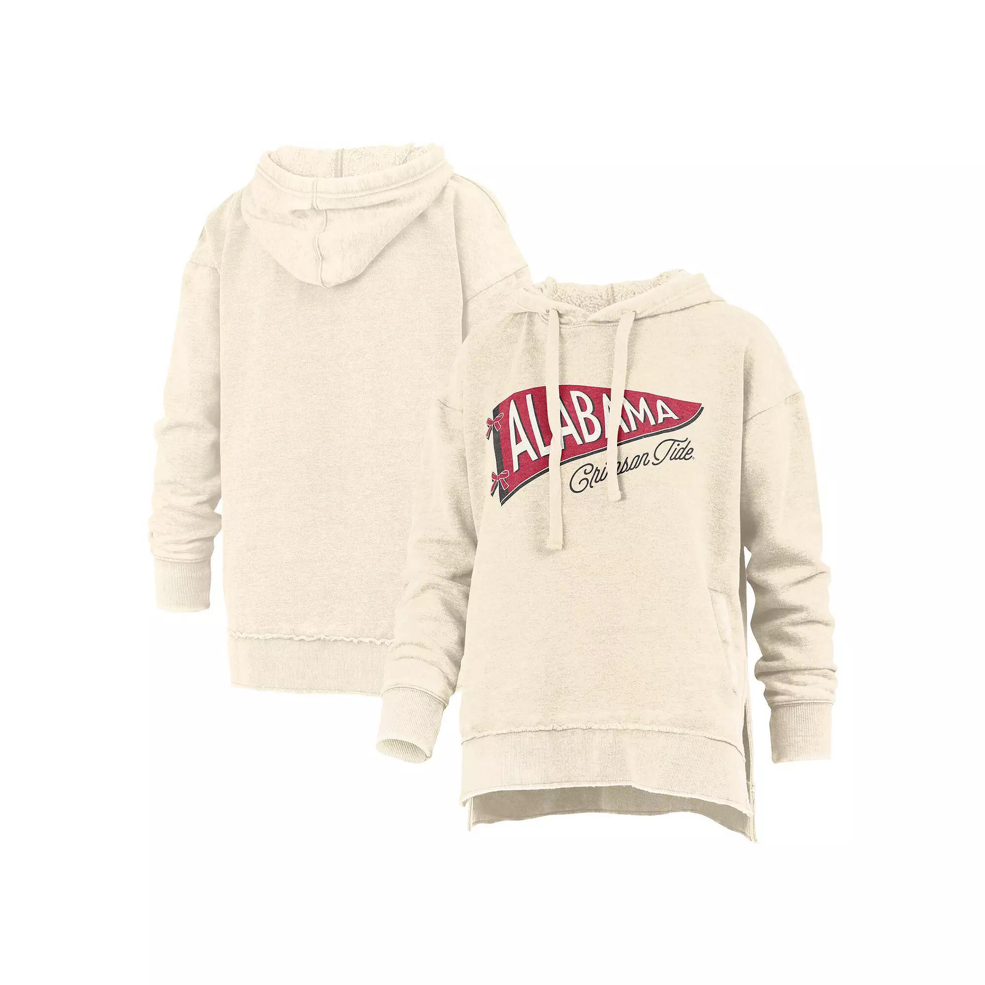 Womens Pressbox Cream Alabama Crimson Tide Marni Pullover Hoodie Product Image