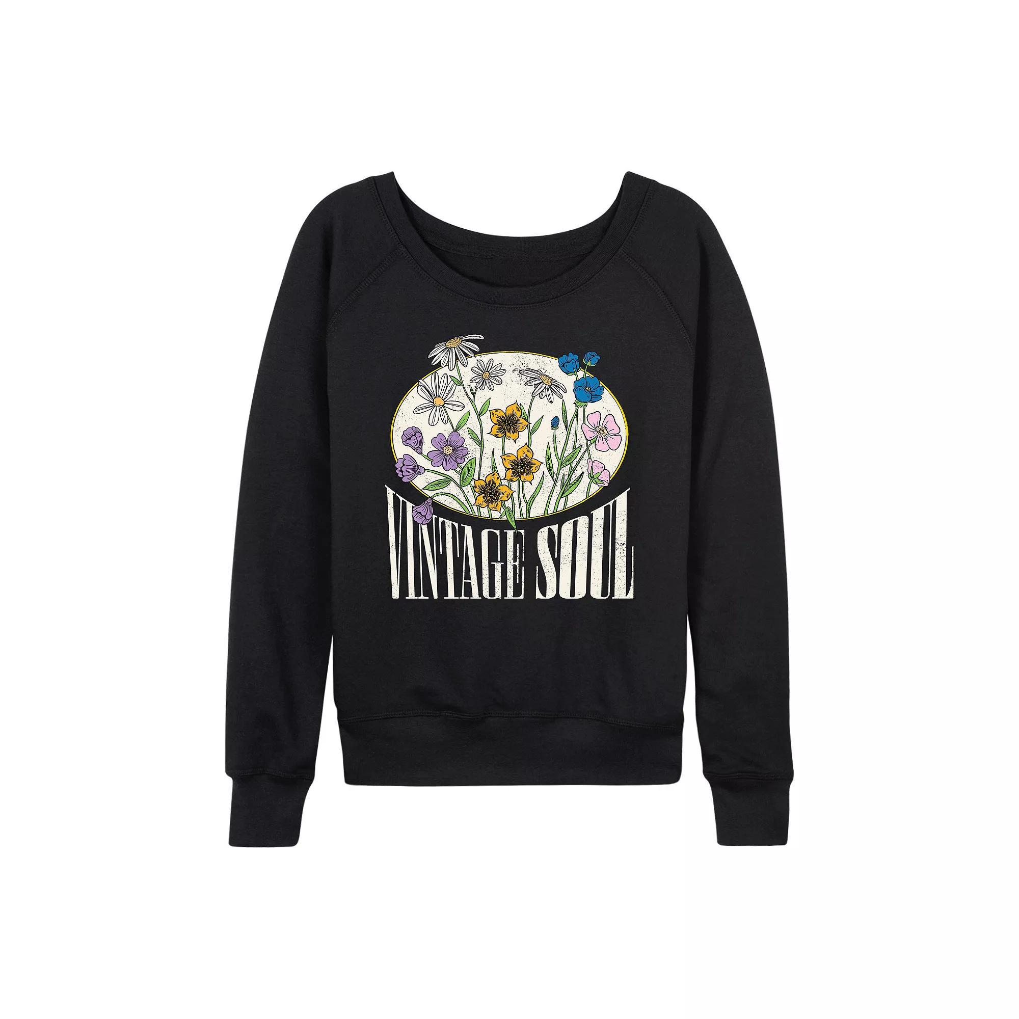 Womens Vintage Soul French Terry Long Sleeve Tee Product Image