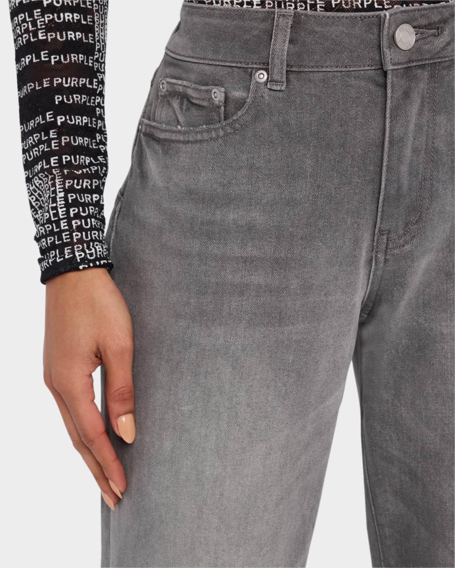 Slim Straight Back Cutout Jeans  Product Image