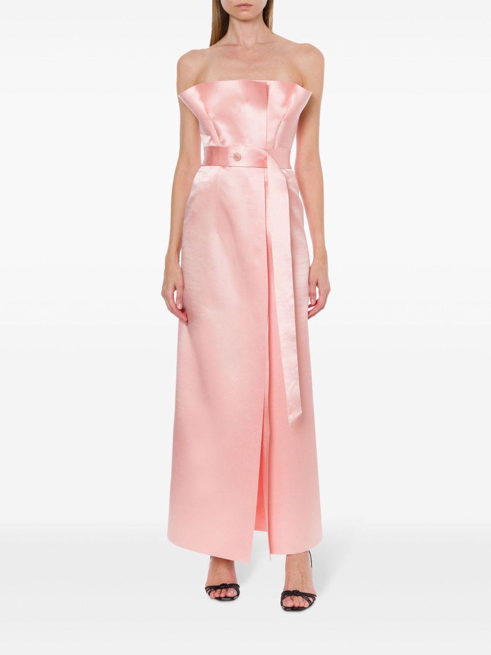 satin gown dress Product Image