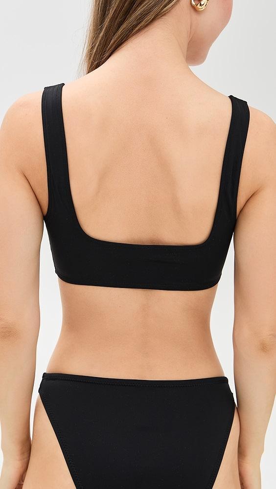 Good American Square Neck Compression Swim Top | Shopbop Product Image
