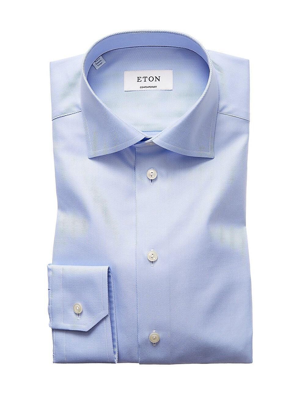 Contemporary-Fit Cavalry Twill Dress Shirt Product Image